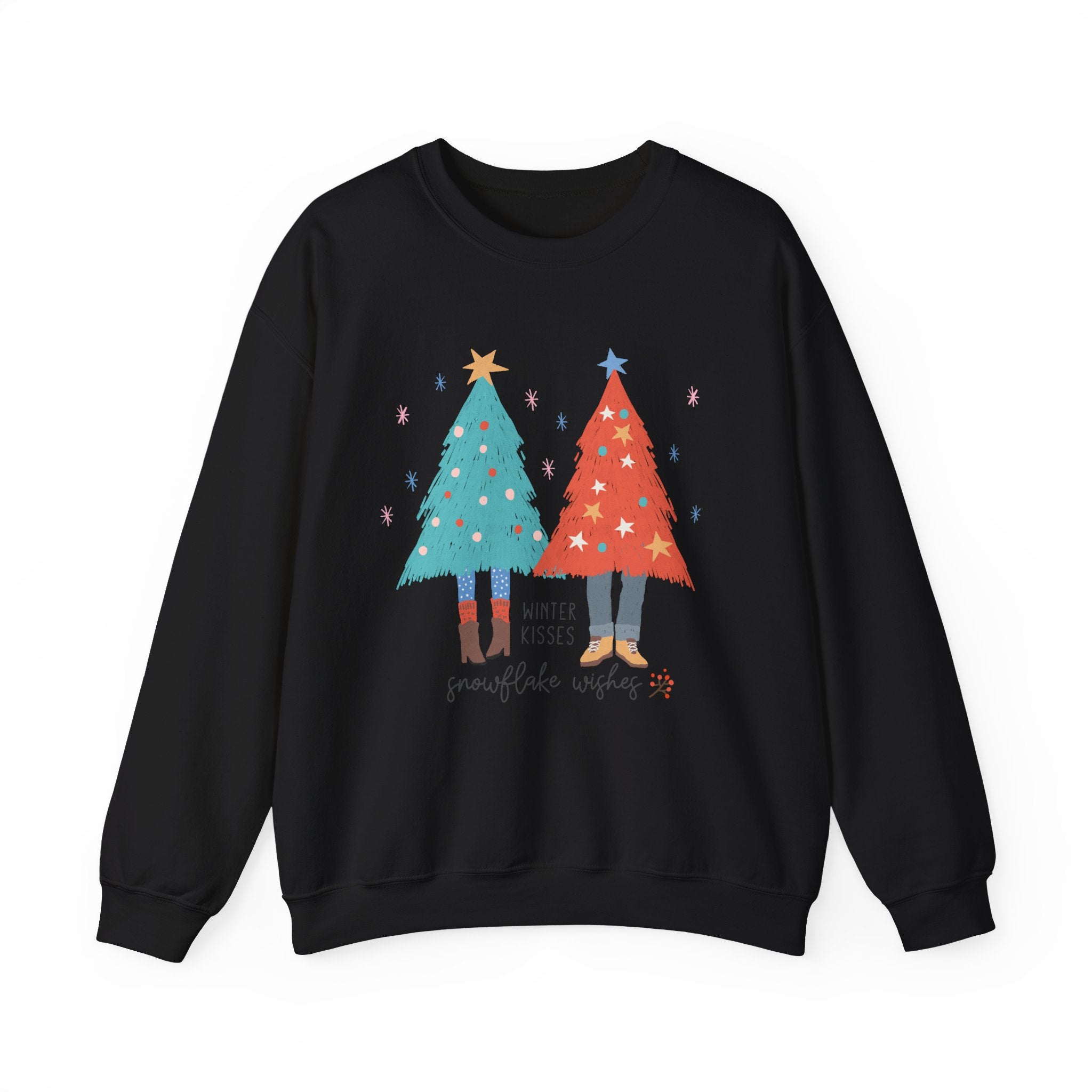 Winter Kisses Snowflake Wishes sweatshirt