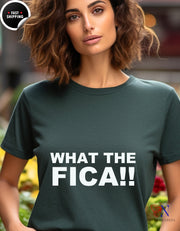 What The FICA-light- Funny Tax Preparer, Accountant CPA Gift T-shirt