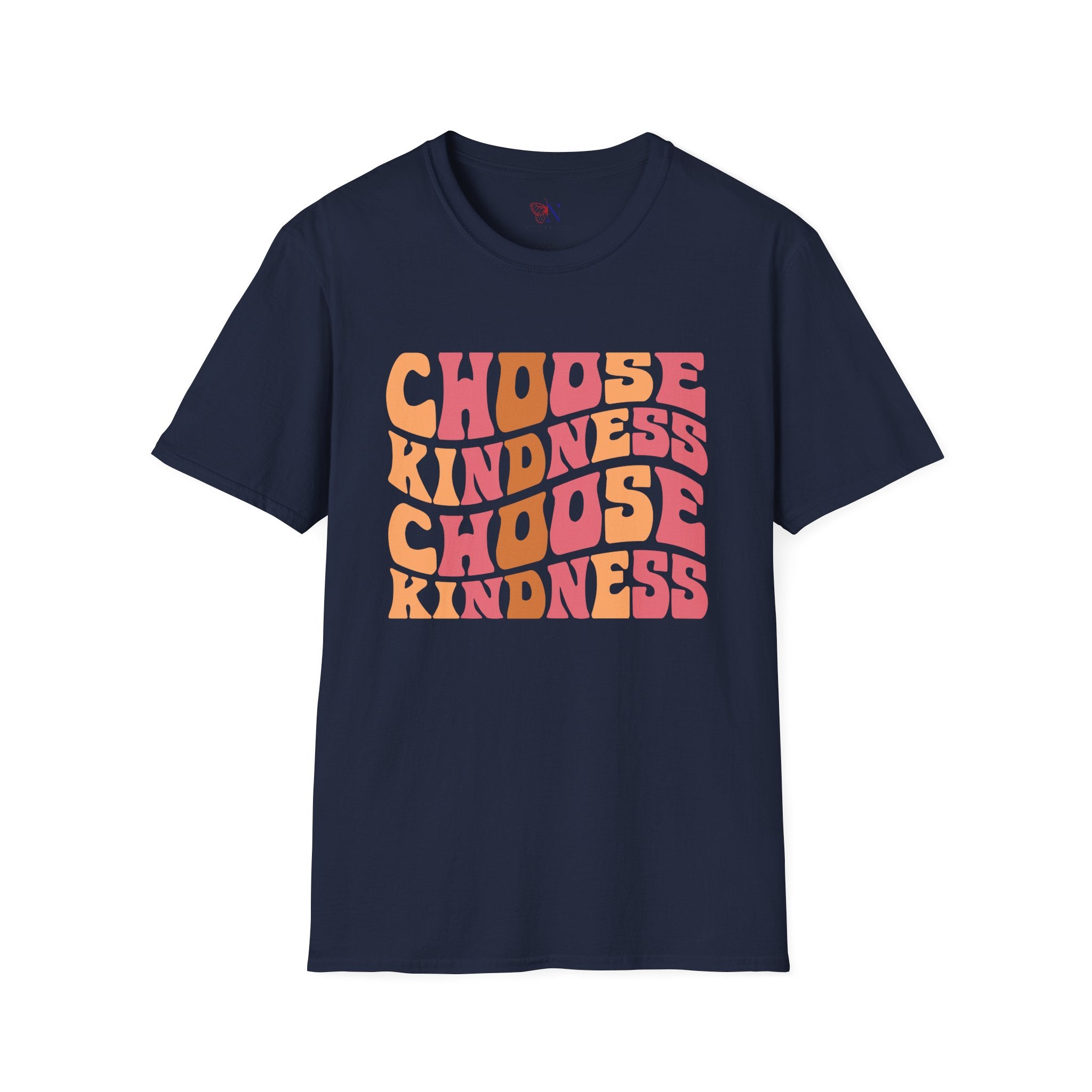 Groovy Choose Kindness Cotton T-shirt