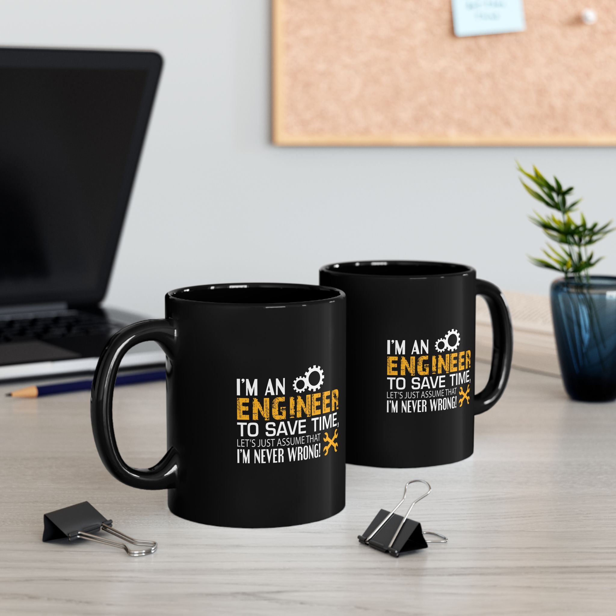 Funny Engineer Mug - Perfect Gift for Engineers, Coffee Lovers, Office Decor, Birthday, Graduation