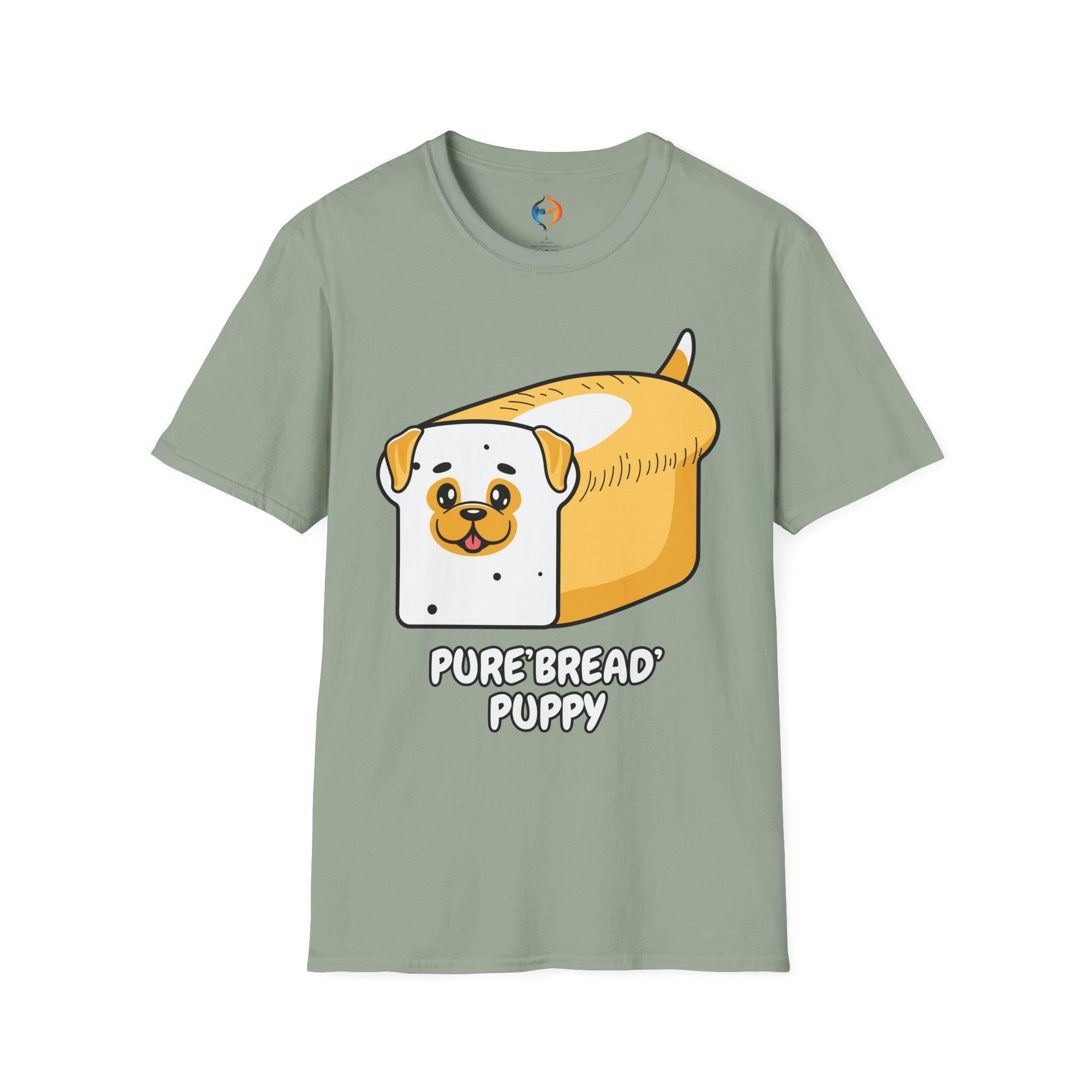 Pure 'Bread' Puppy Funny T-Shirt | Cute Dog Lover Tee | Gift for Dog Owners & Pet Lovers | Unique Animal Humor Apparel, gift under 20