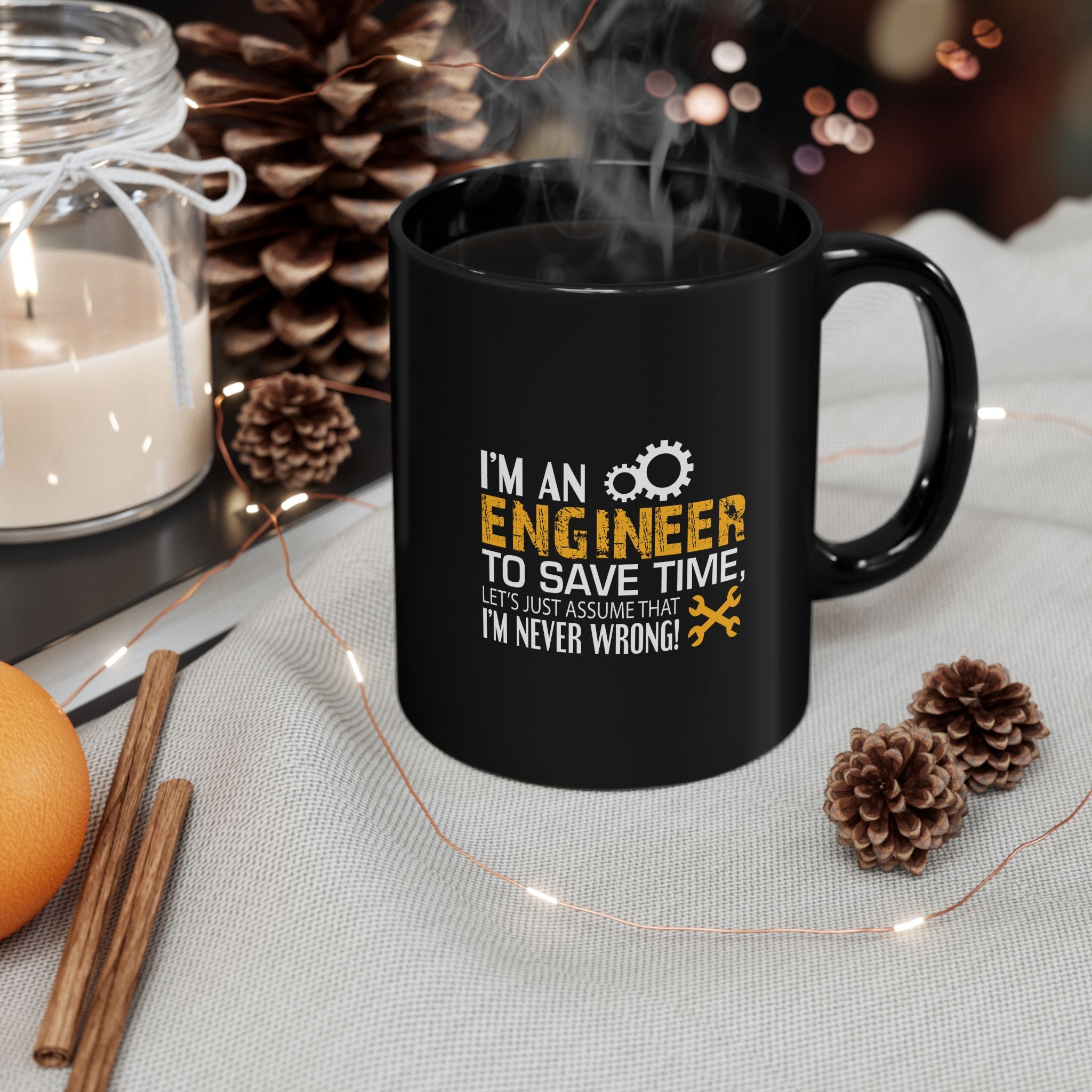 Funny Engineer Mug - Perfect Gift for Engineers, Coffee Lovers, Office Decor, Birthday, Graduation