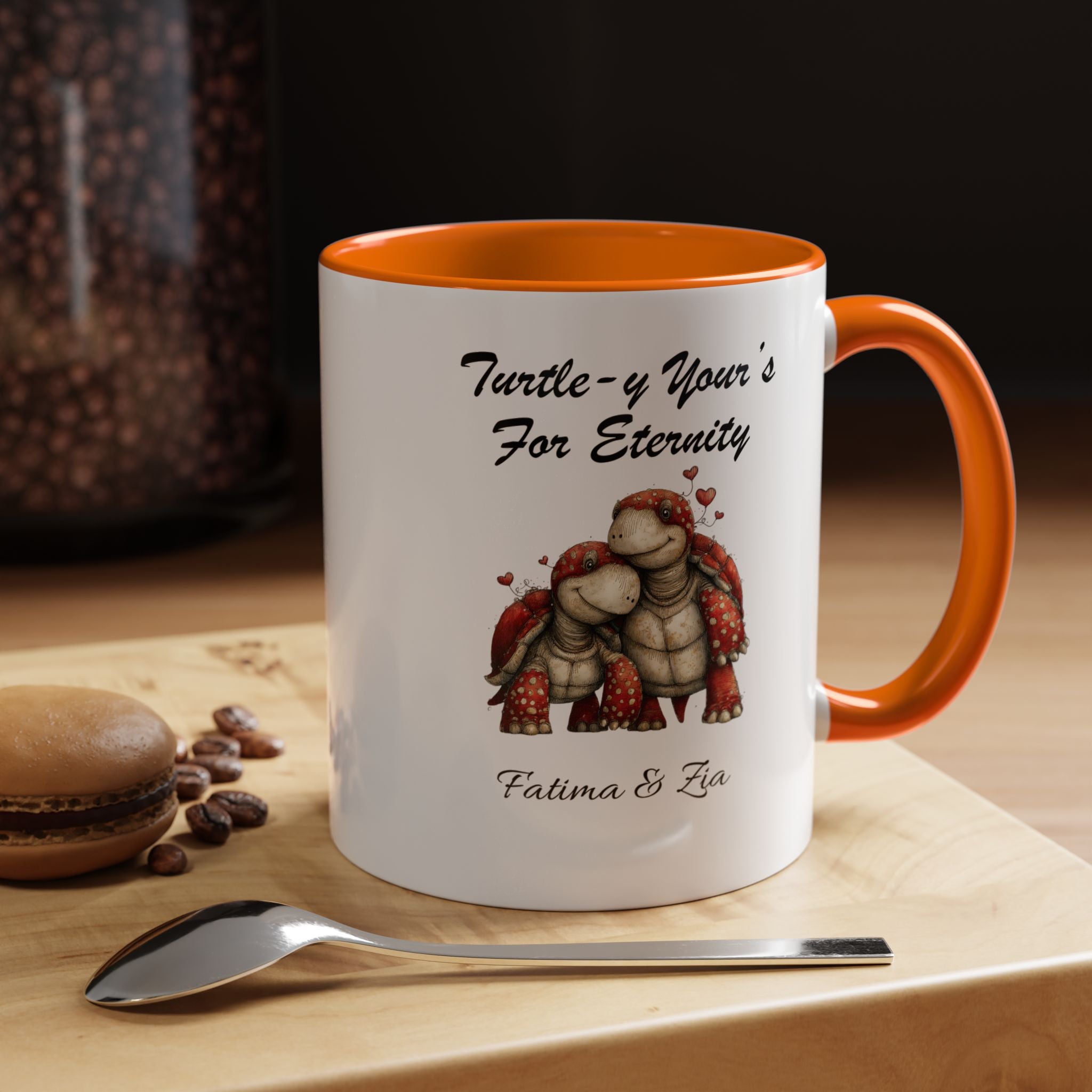 Turtle-y Yours Illustration Mug Lifestyle Mockup | Nutty Designs