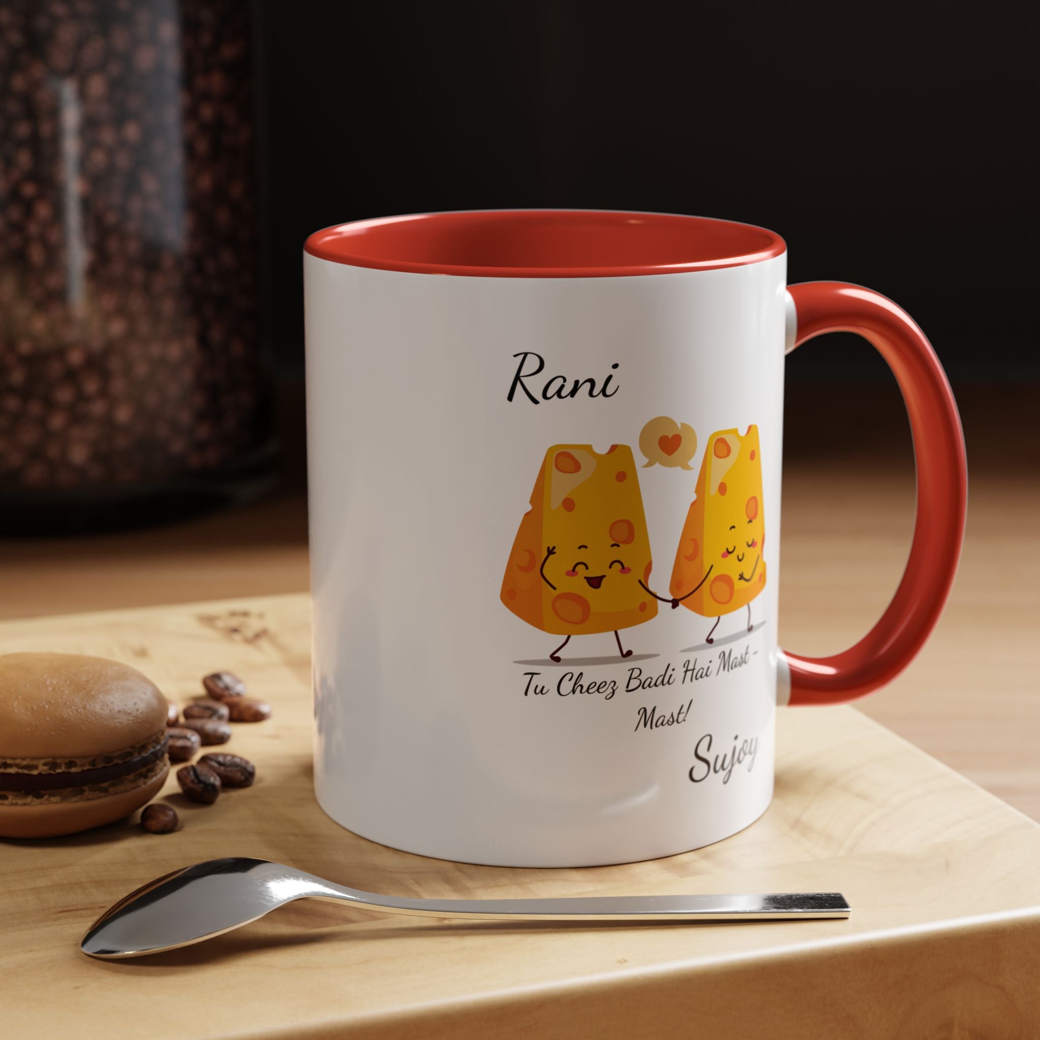 Tu Cheez Badi Hai Mast Mug Lifestyle Mockup | Nutty Designs