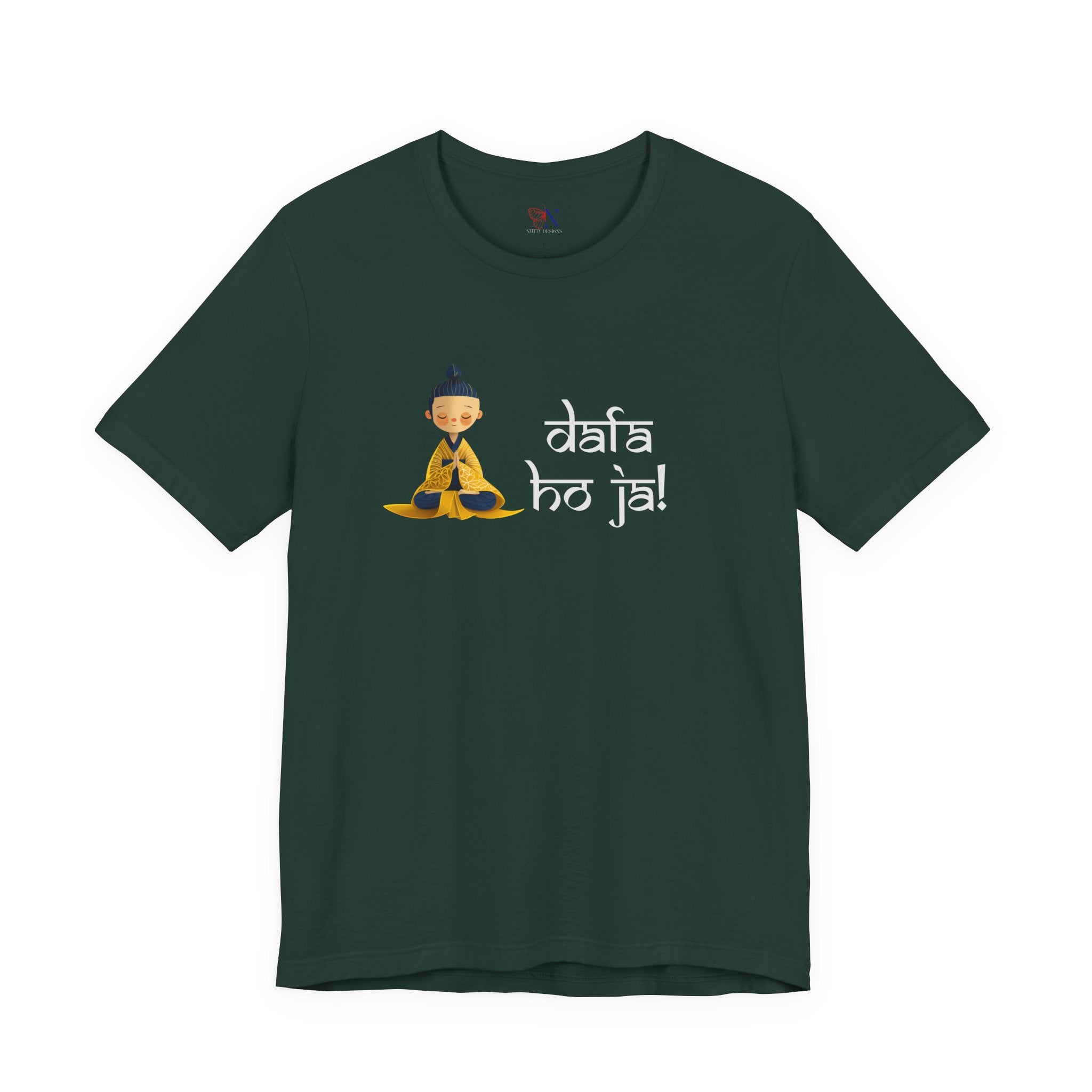 Dafa Ho Ja  Funny Indian pride slogan gift Desi Swag Pakistani tshirt Brown humor T-shirt Punny tee shirt Unisex Short Sleeve Tee