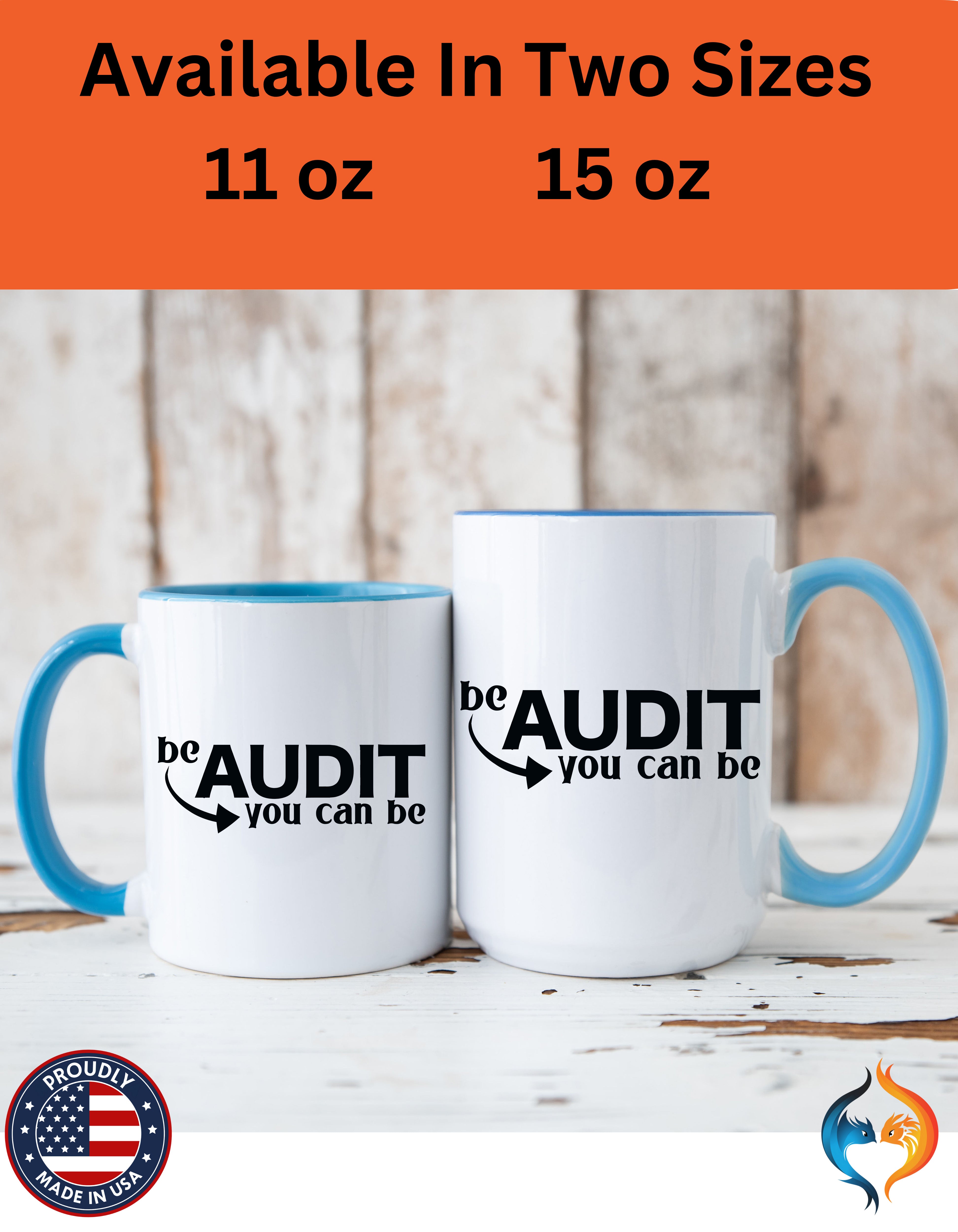 Be Audit You Can Be Coffee Cup , CPA, Accountant, Tax Mug Lifestyle Mockup | Nutty Designs