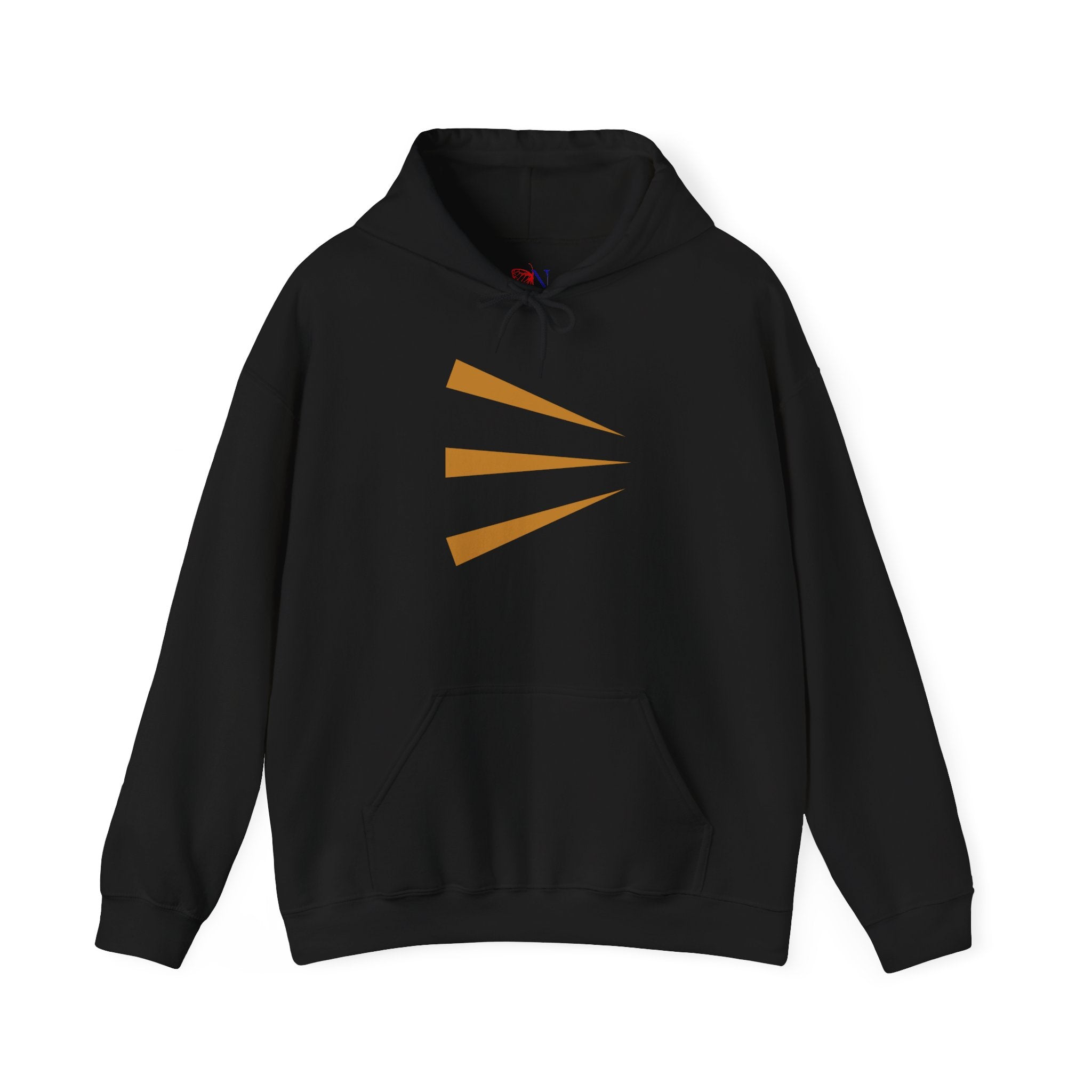 Minimal Gold Accent Hoodie