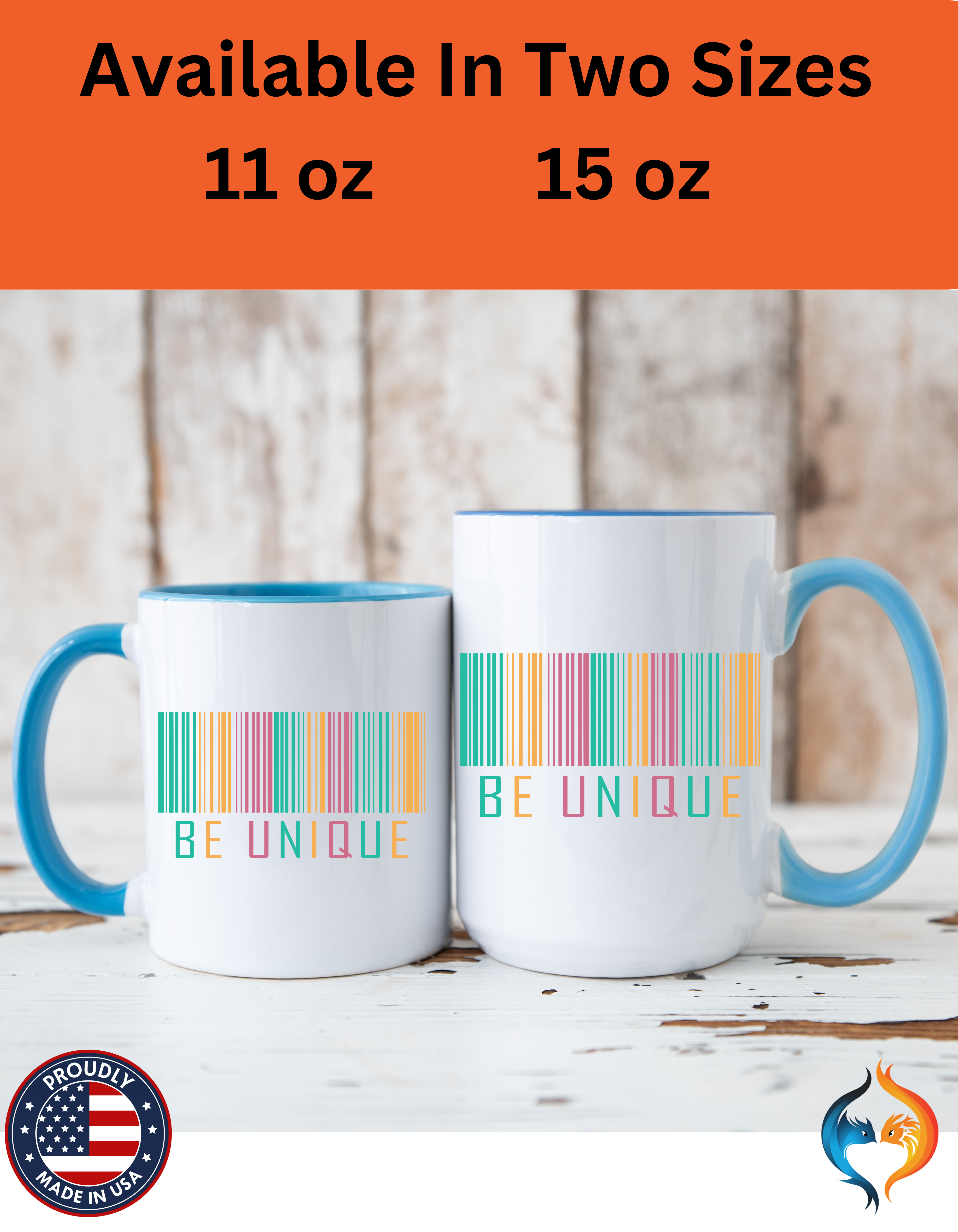 Be Unique Mug Product Photo | Nutty Designs