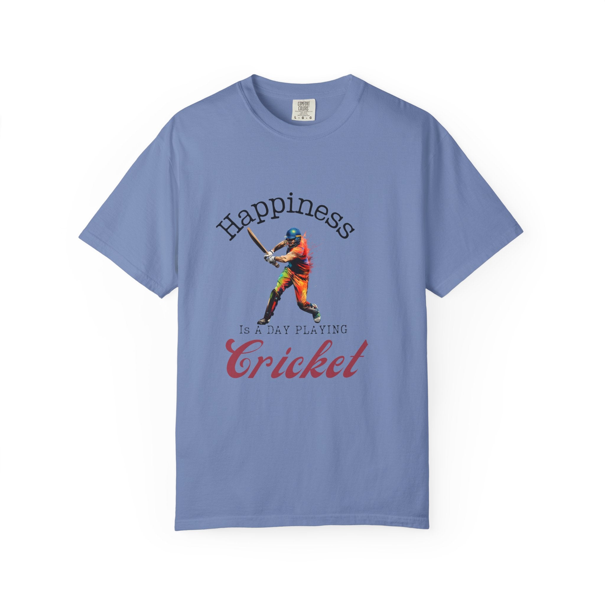 Happiness Is A Day Playing Cricket, unique desi style cricket lover gift tshirt, IPL/T20 world cup tees Unisex T-shirt
