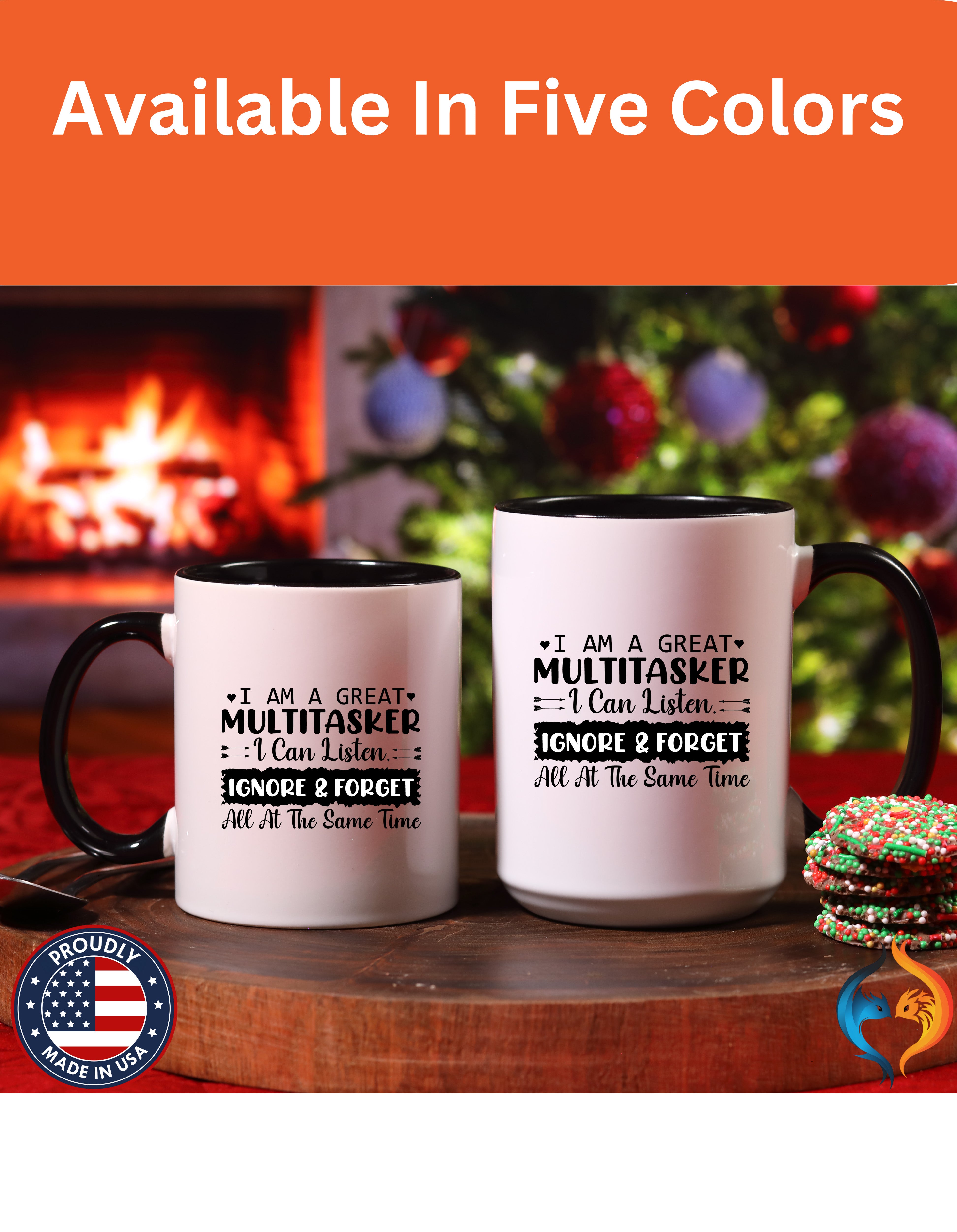 I am A Great Multitasker Mug Product Photo | Nutty Designs