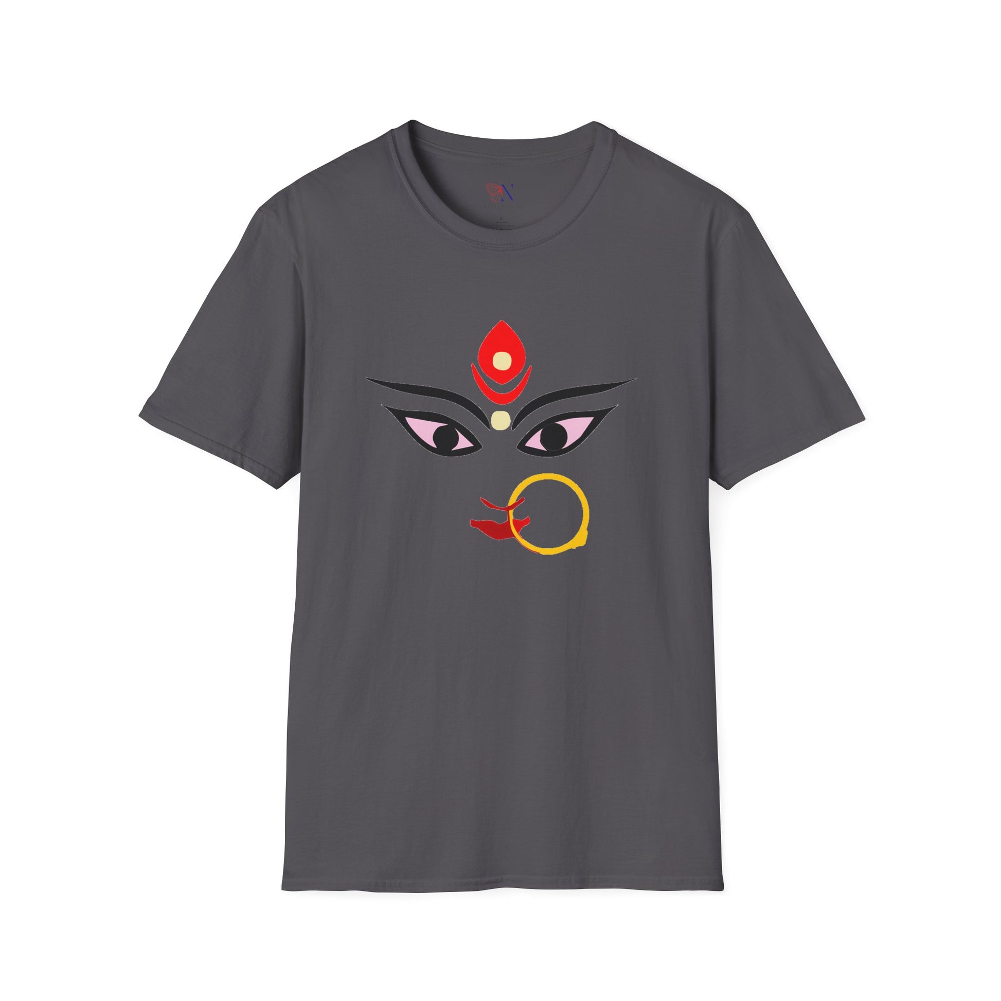 Durga Parvati Bhavani Goddess graphic T-shirt, perfect Diwali gift, Navratri Durga Pooja apparel for Hindu religion followers.