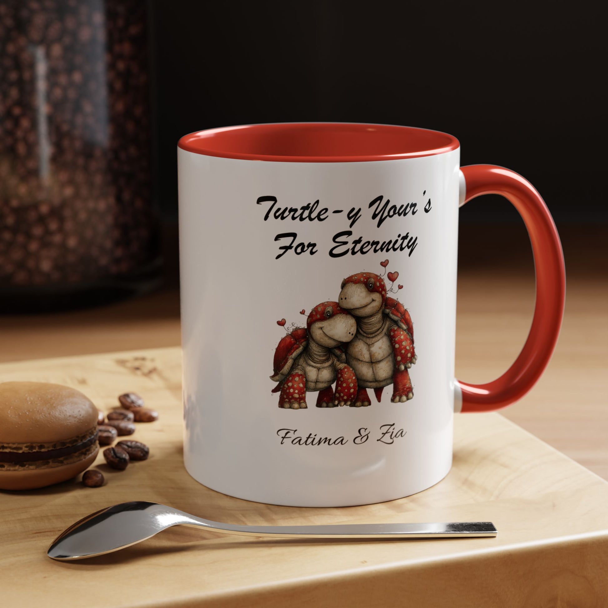 Turtle-y Yours Illustration Mug Lifestyle Mockup | Nutty Designs