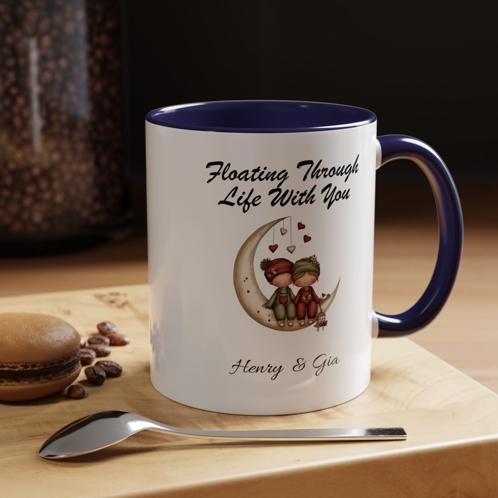 Floating Through Life With You Mug Lifestyle Mockup | Nutty Designs