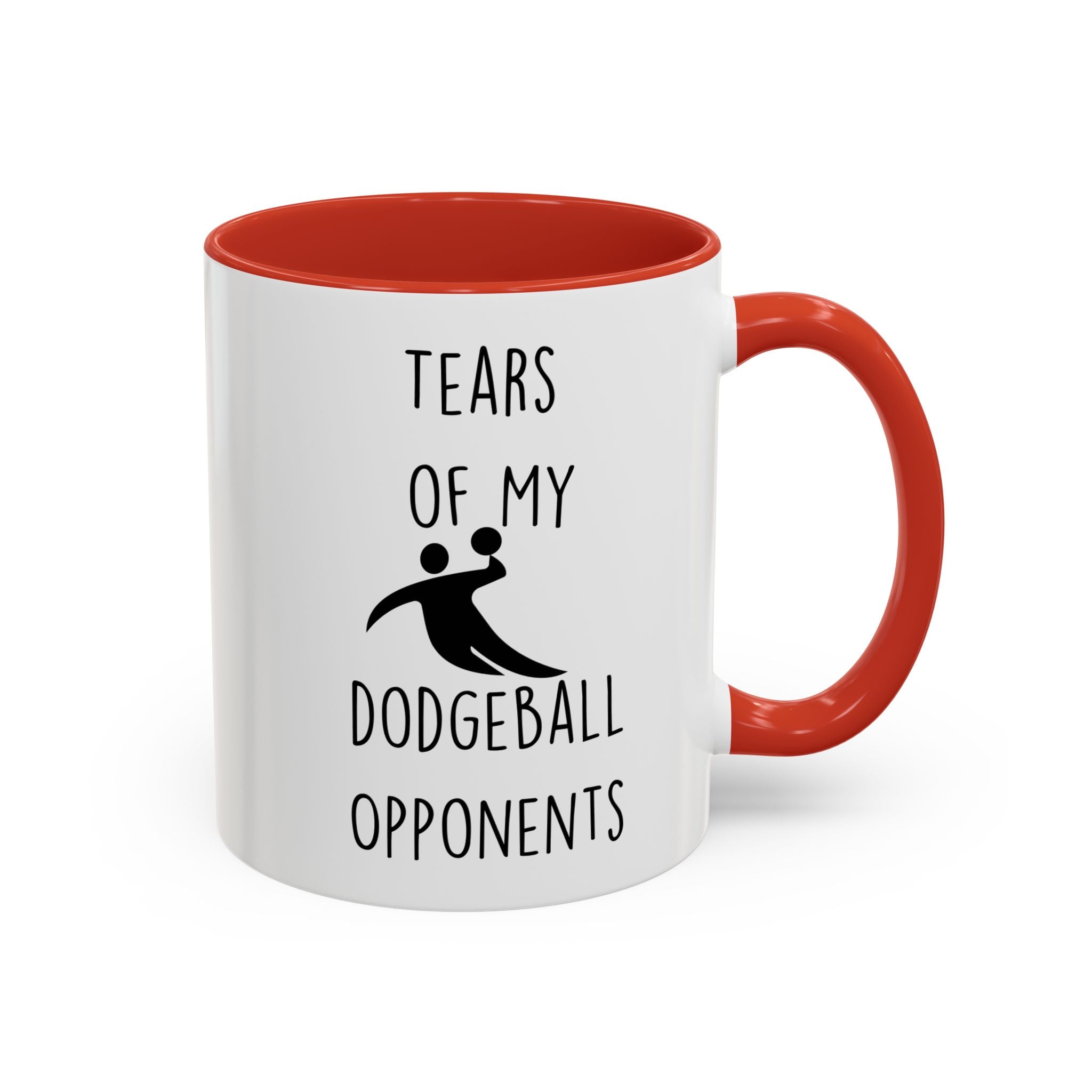 Funny Coffee Mug, Personalized Mug, Tears Of My Dodgeball Opponents, Accent Cup (11, 15oz), Sarcastic Mug,  Tea Coffee Cup, Gift Under 20