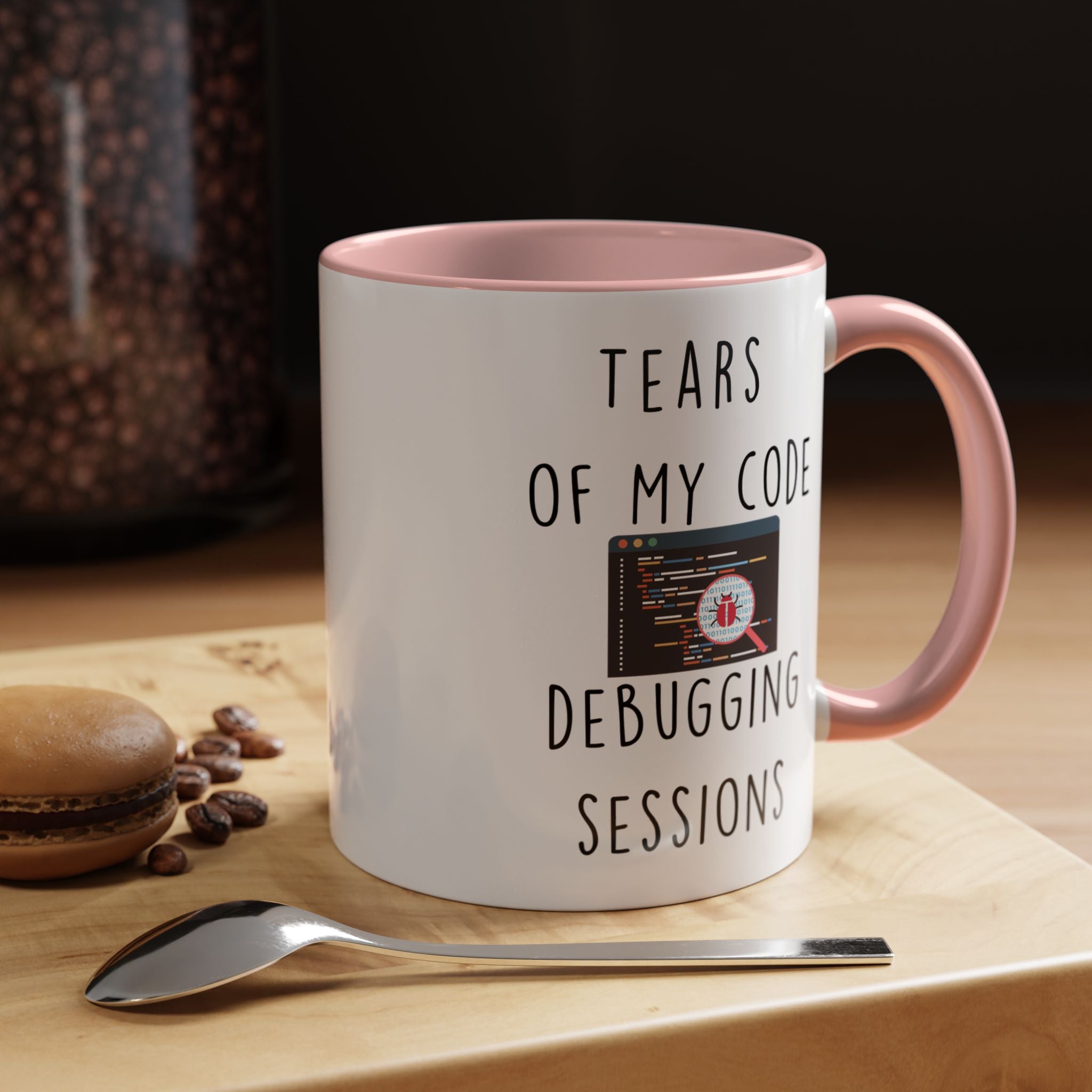 Funny Coffee Mug, Personalized Mug, Tears Of My Code Debugging Sessions, Accent Cup (11, 15oz), Sarcastic Mug,  Tea Cup, Gift Under 20
