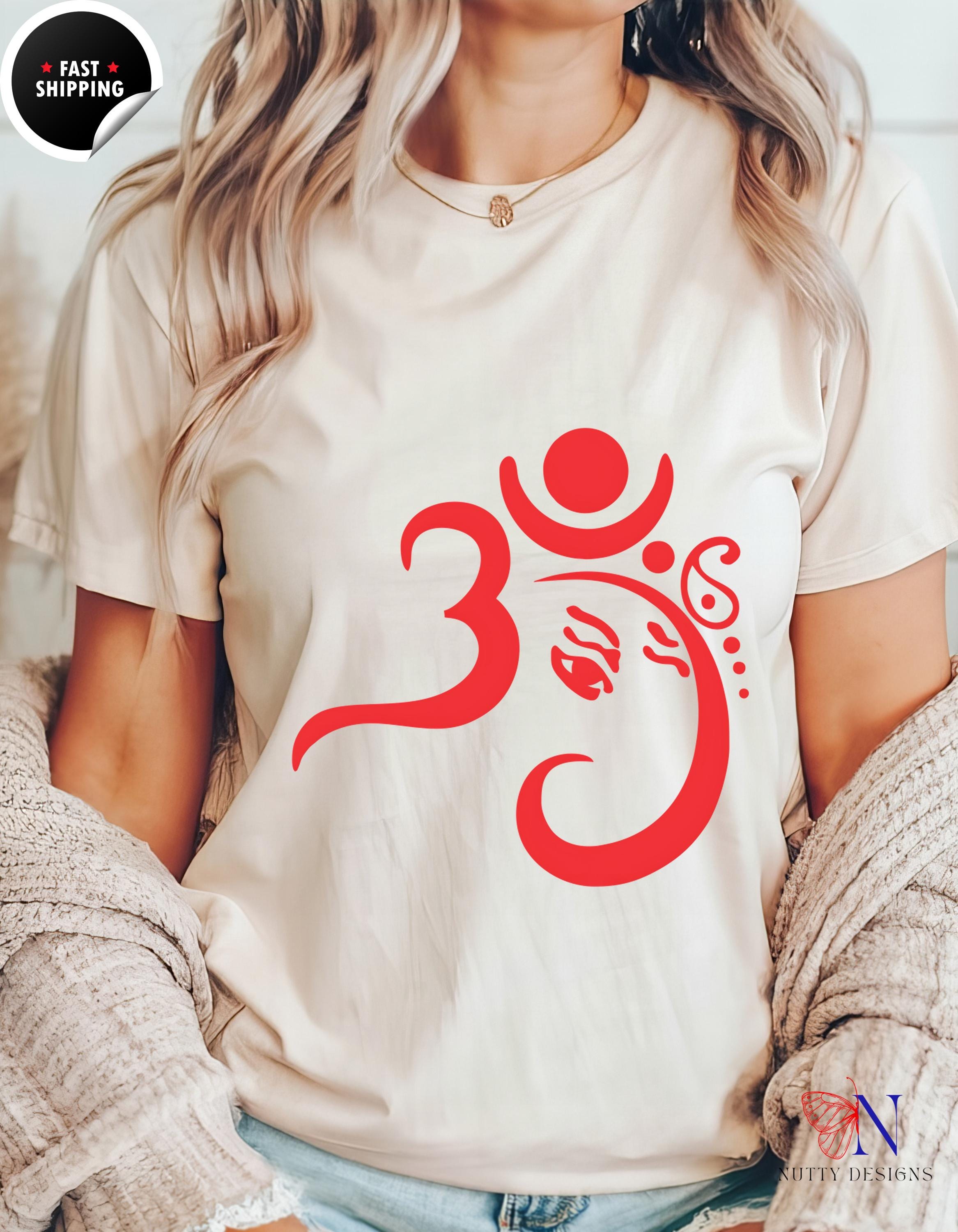 Ganesha T-Shirt | Divine God Graphic Tee for Diwali, Navratri & Durga Pooja | Hindu Religion Gift for Celebrations