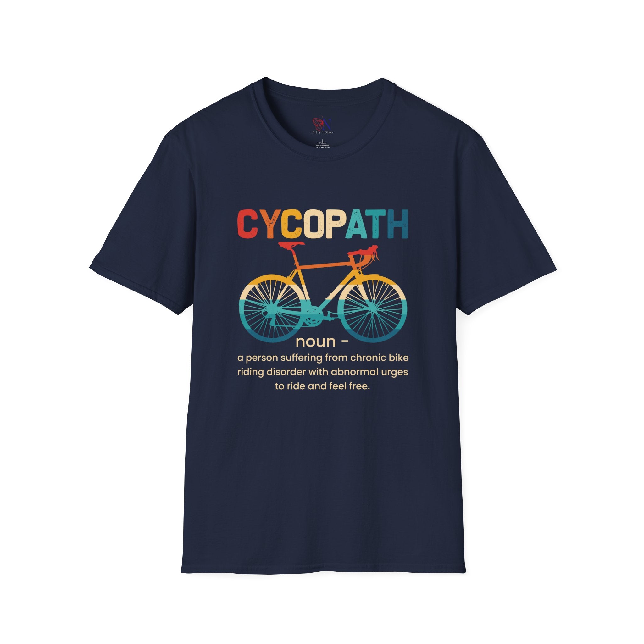 Cycopath Funny Biking  Pun T-shirt