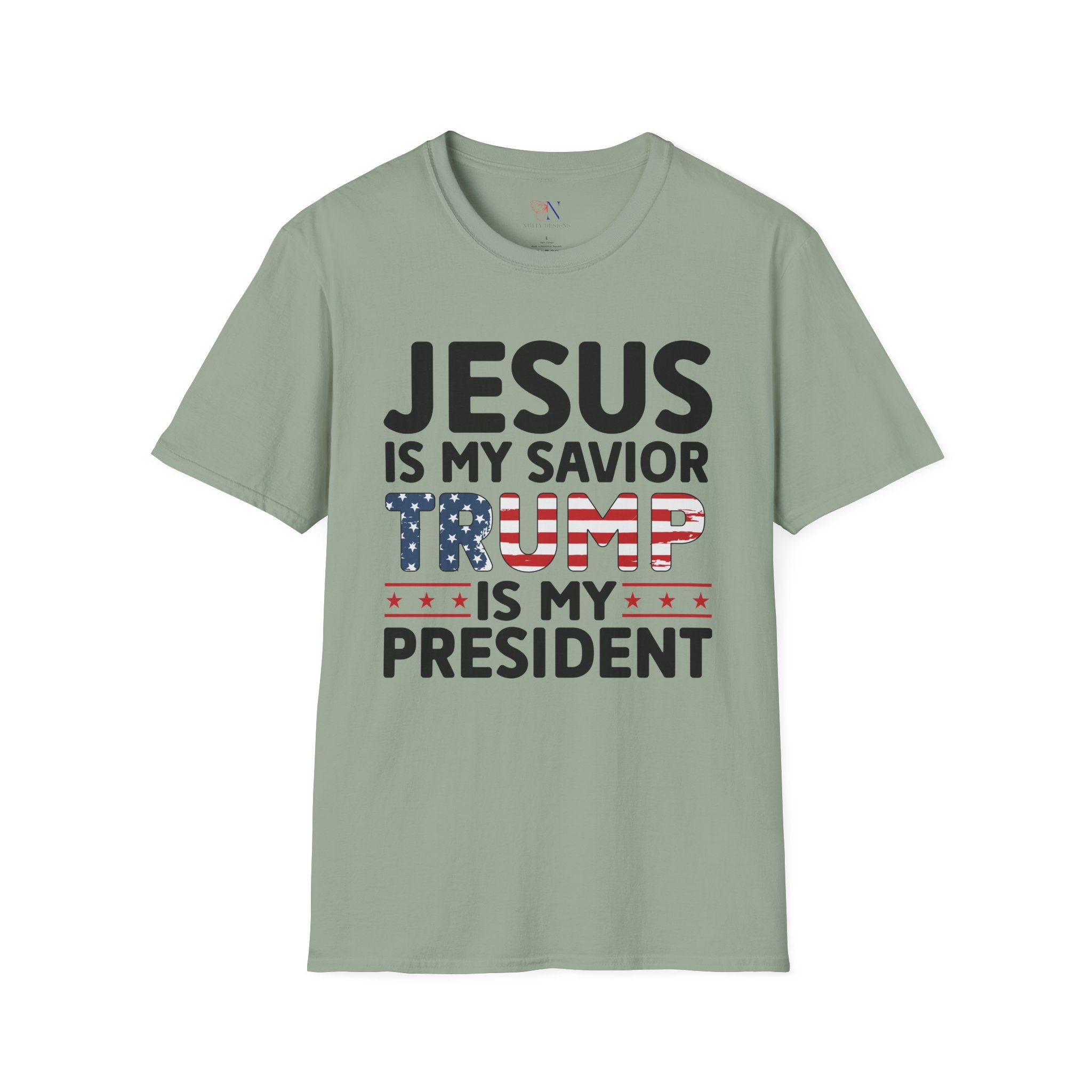 Jesus is my Savior, Trump is my President Shirt, Trump 2024 Tee, Presidential Election Republican Shirt, Trump Train 2024, Unisex T-Shirt