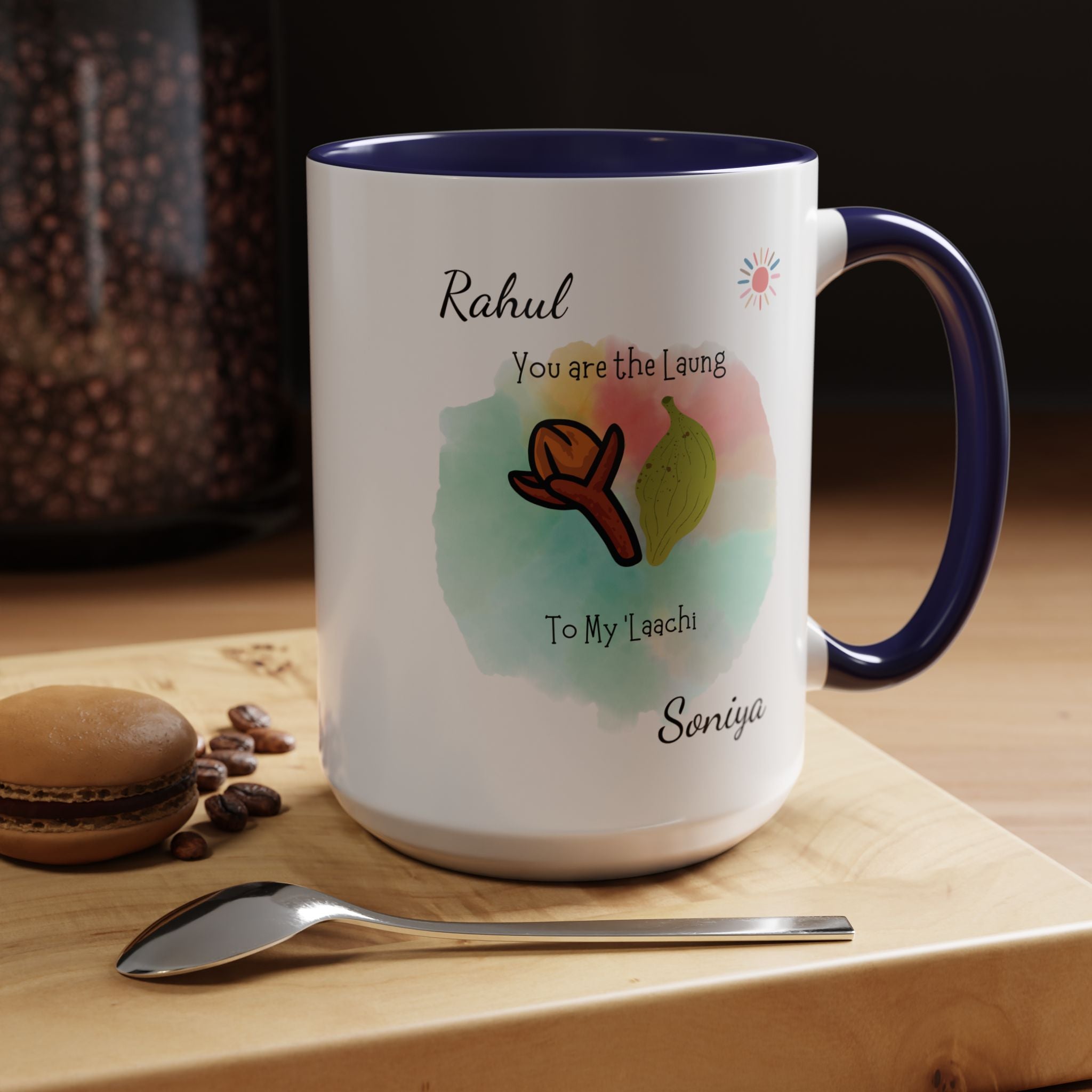 You Are The Laung To My Laachi Personalized Romantic Mug Accent Cup 11/15oz, Anniversary Wedding Valentines Custom Gift Him her Spouse BF GF
