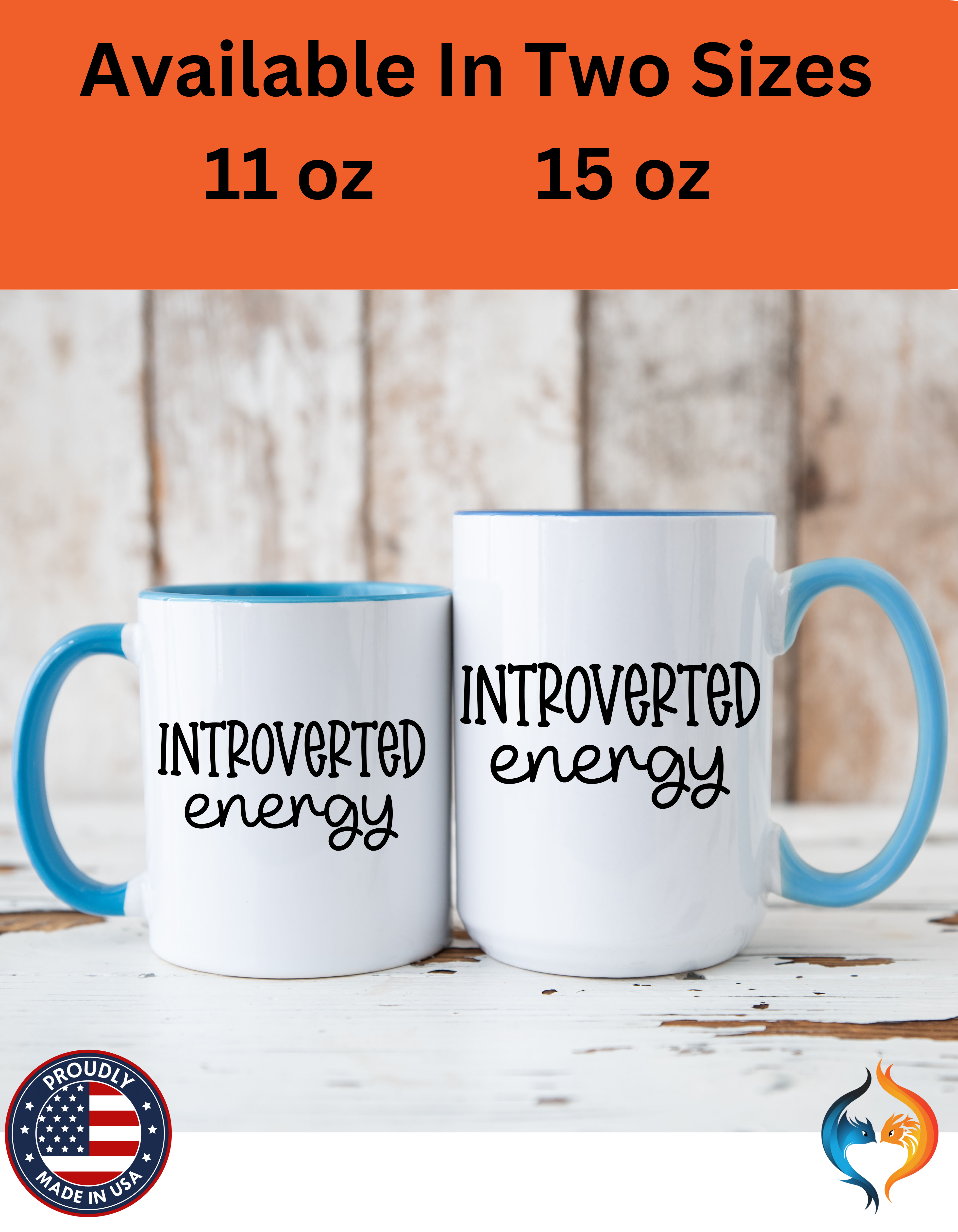 Introverted Energy Mug Product Photo | Nutty Designs
