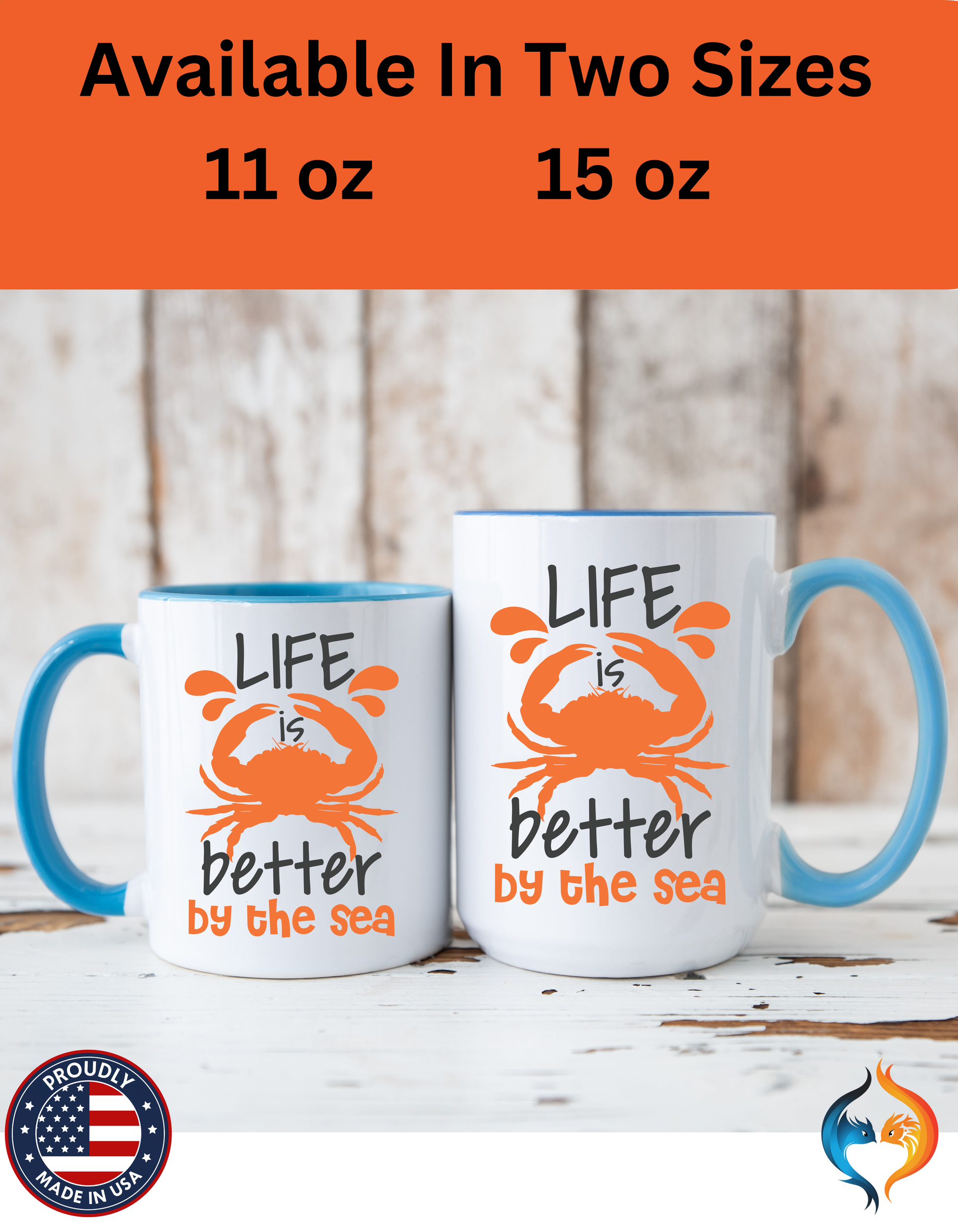 Life is Better by the Sea Mug Product Photo | Nutty Designs