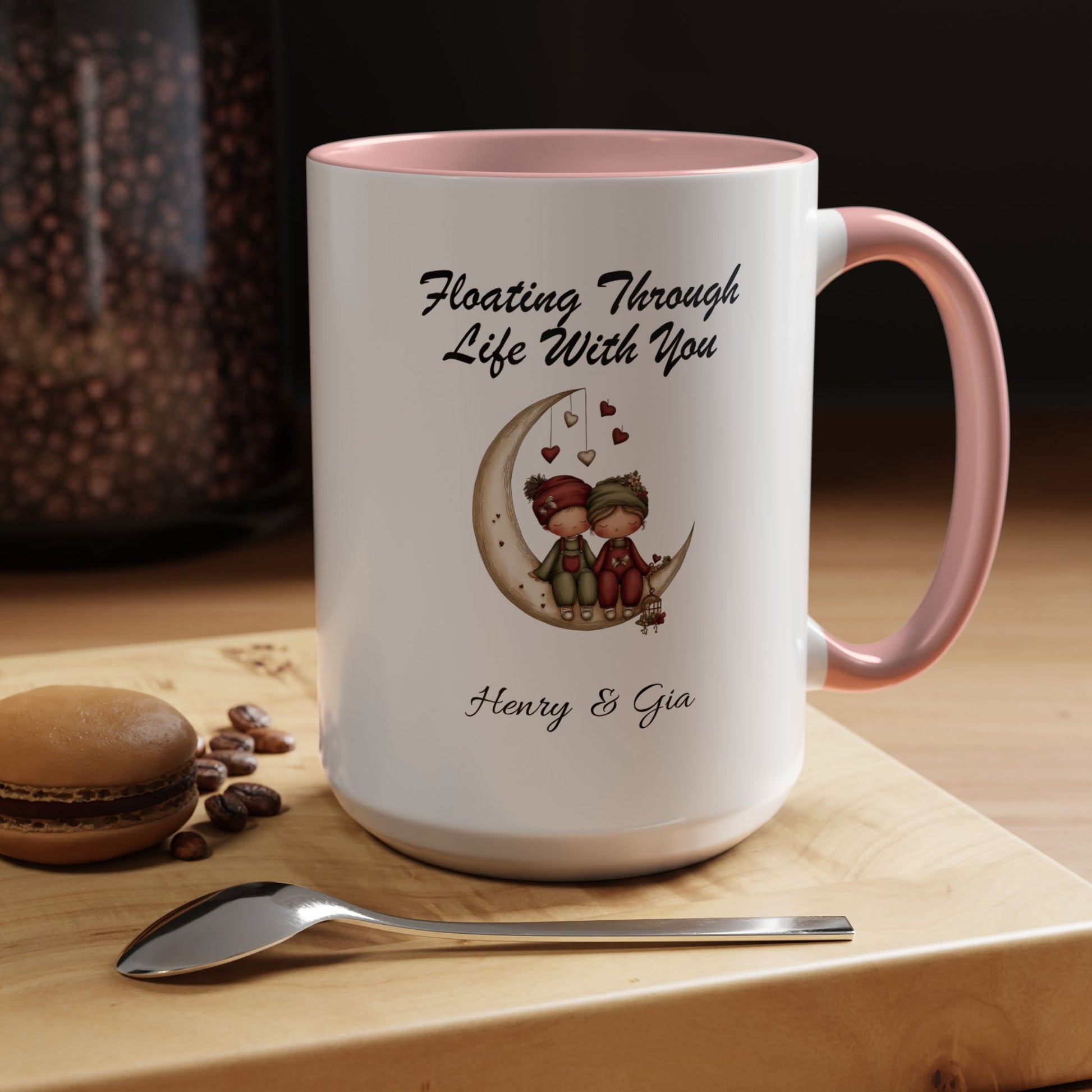 Floating Through Life With You Mug Lifestyle Mockup | Nutty Designs