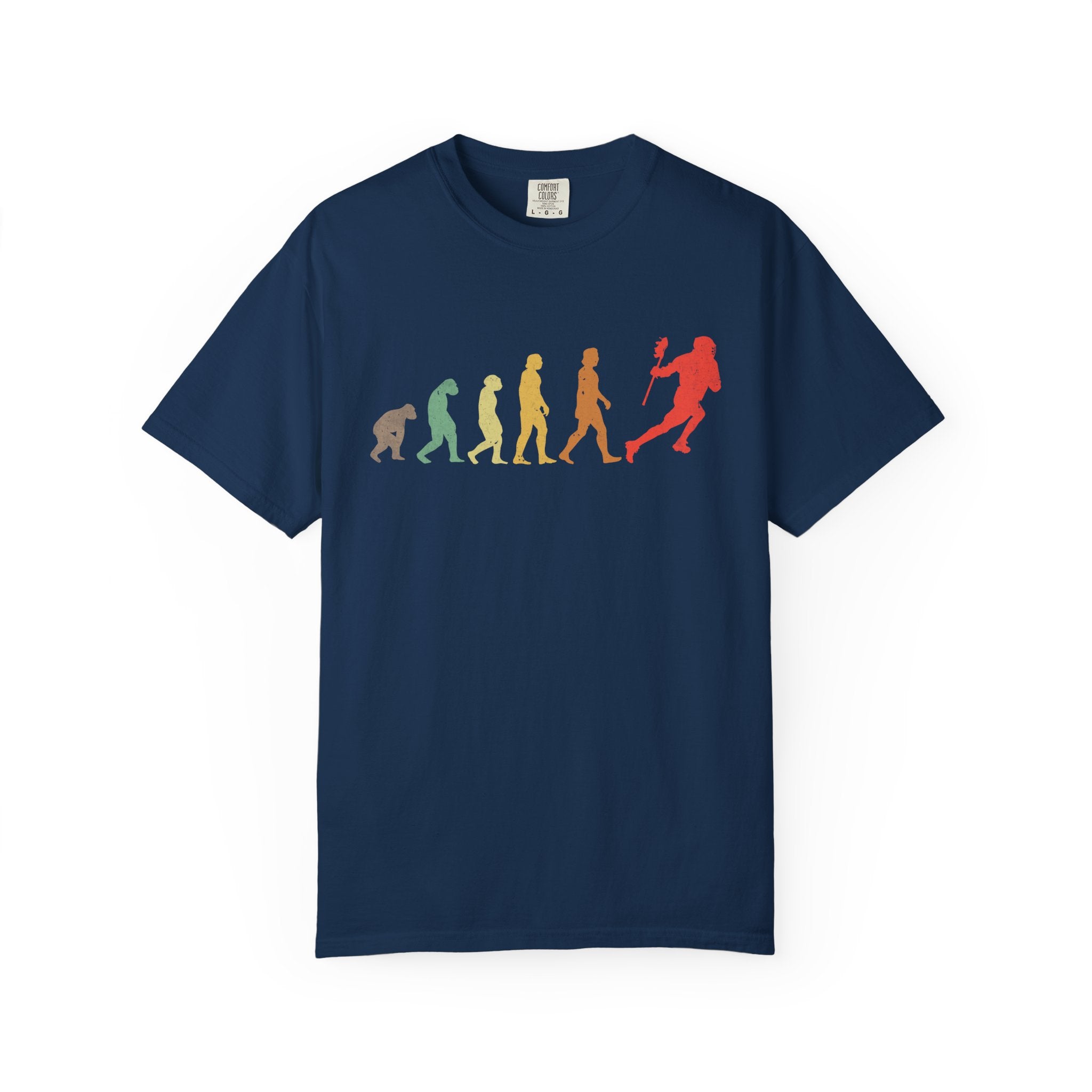 Lacrosse Evolution T-Shirt — "Evolation" Funny Human Evolution Gift