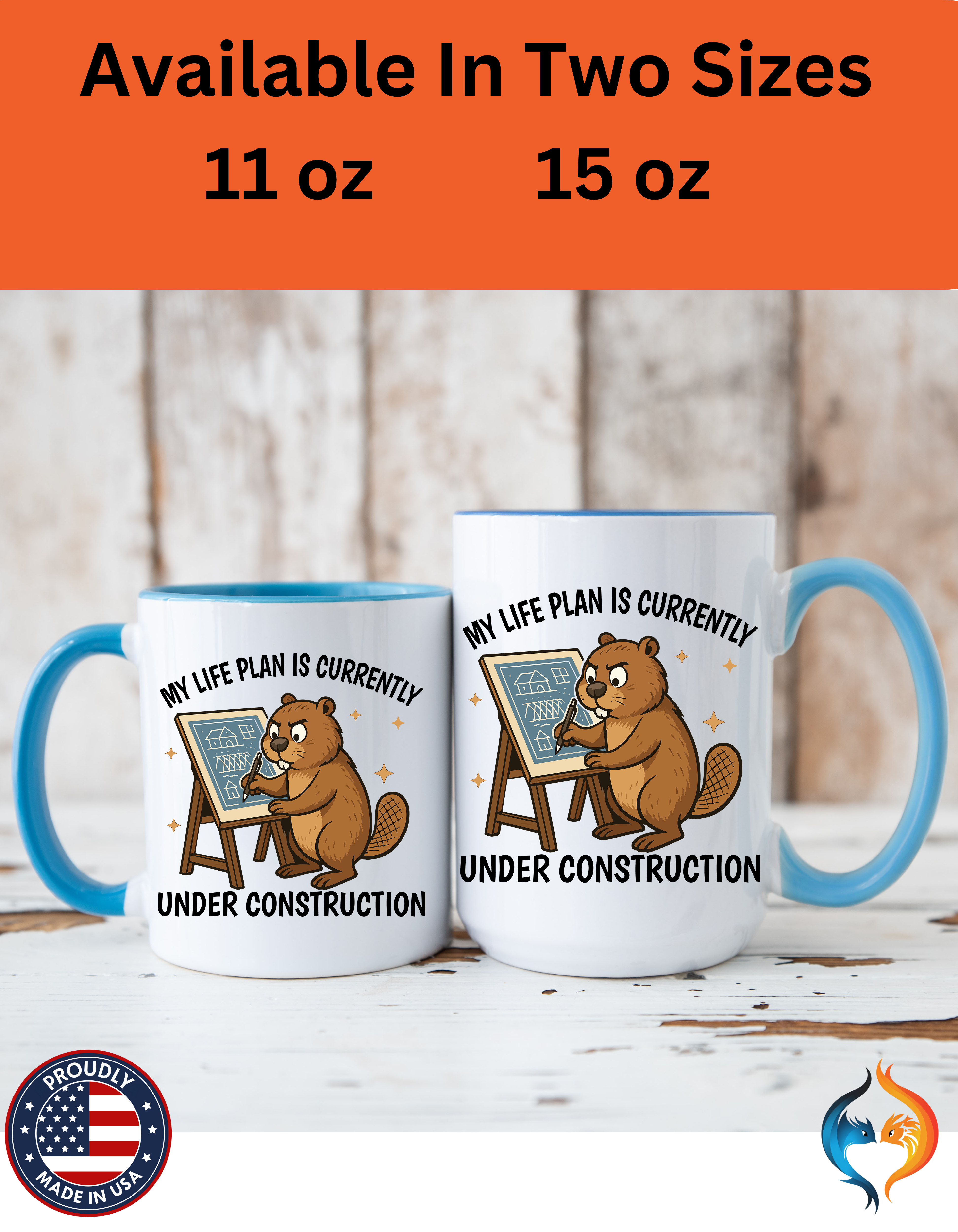 My Life Plan is Under Construction Mug Product Photo | Nutty Designs