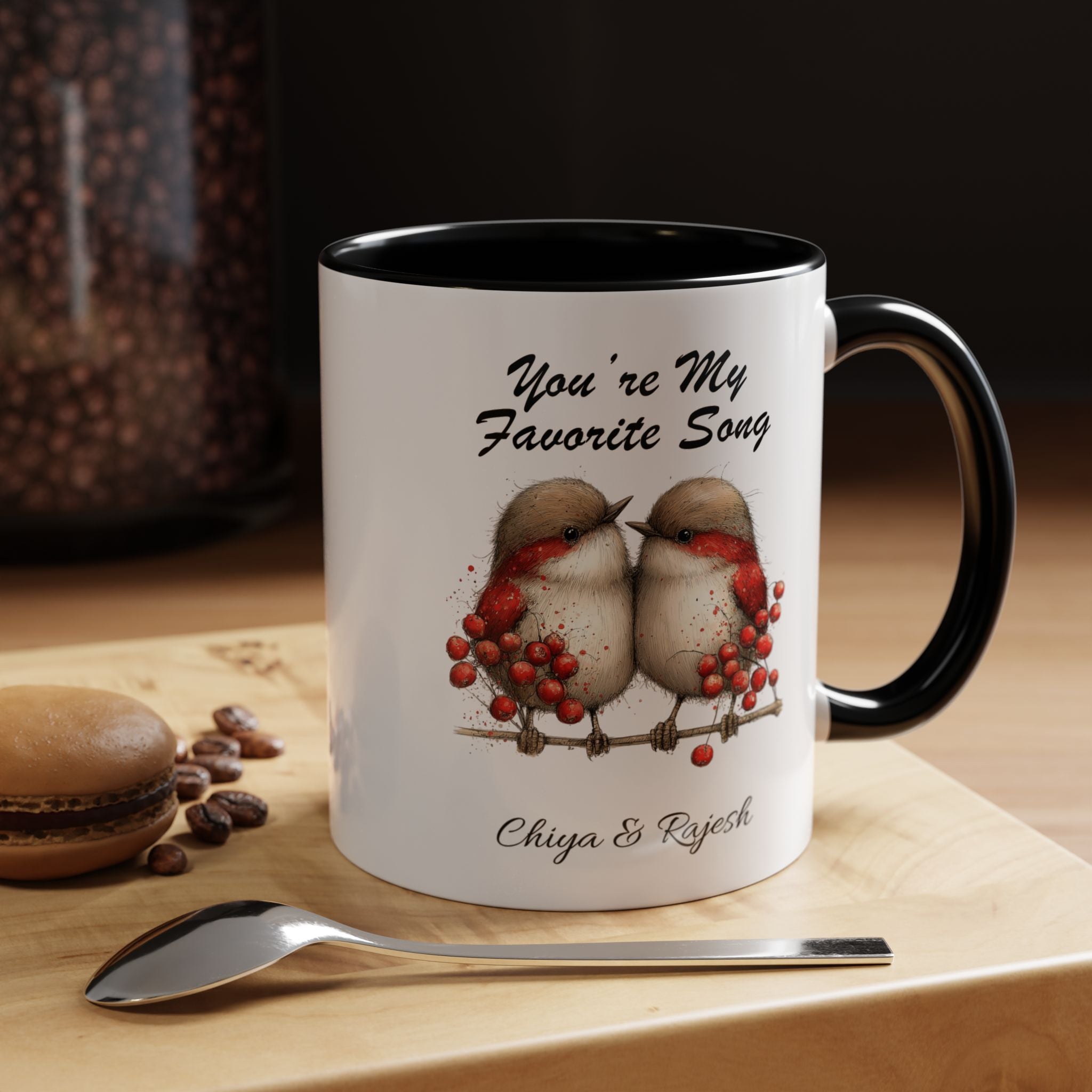 You re My Favorite Song Mug | with Birds and Berries