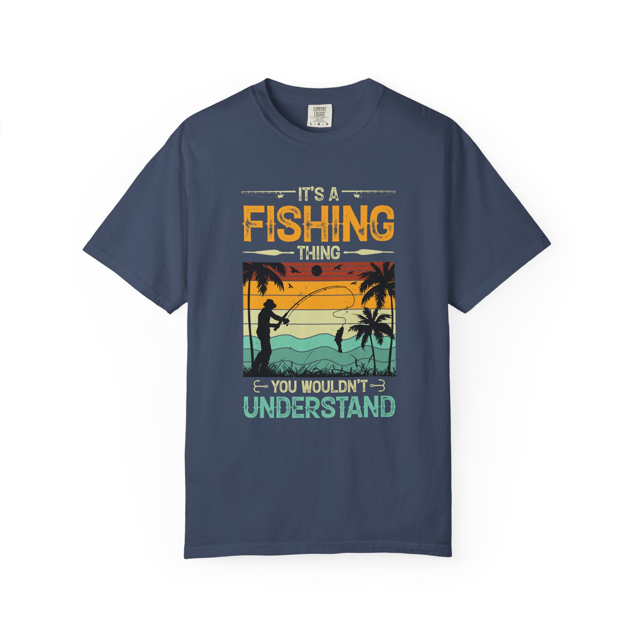 It's A Fishing Thing , You Wouldn't Understand, summer vibes T-Shirt Lifestyle Mockup | Nutty Designs
