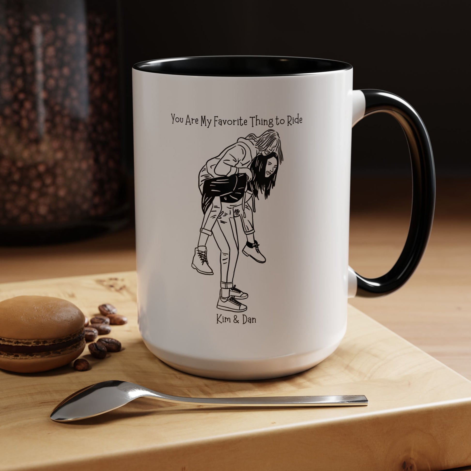 You Are My Favorite Thing To Ride Dirty Valentine Mug Lifestyle Mockup | Nutty Designs