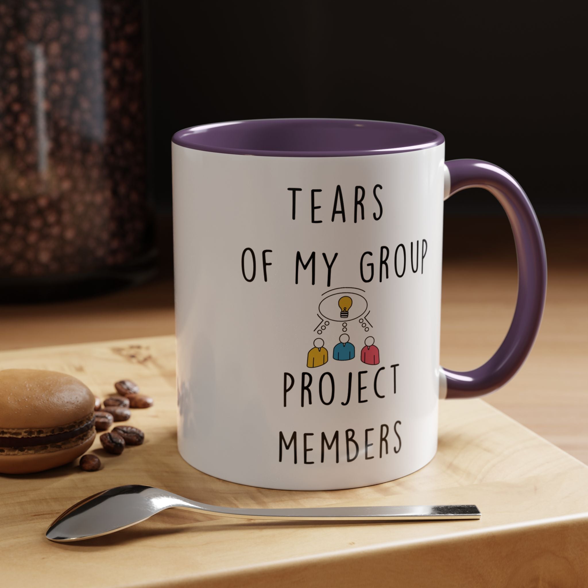 Funny Coffee Mug, Personalized Mug, Tears Of My Group Project Members, Accent Cup (11, 15oz), Sarcastic Mug,  Tea Coffee Cup, Gift Under 20