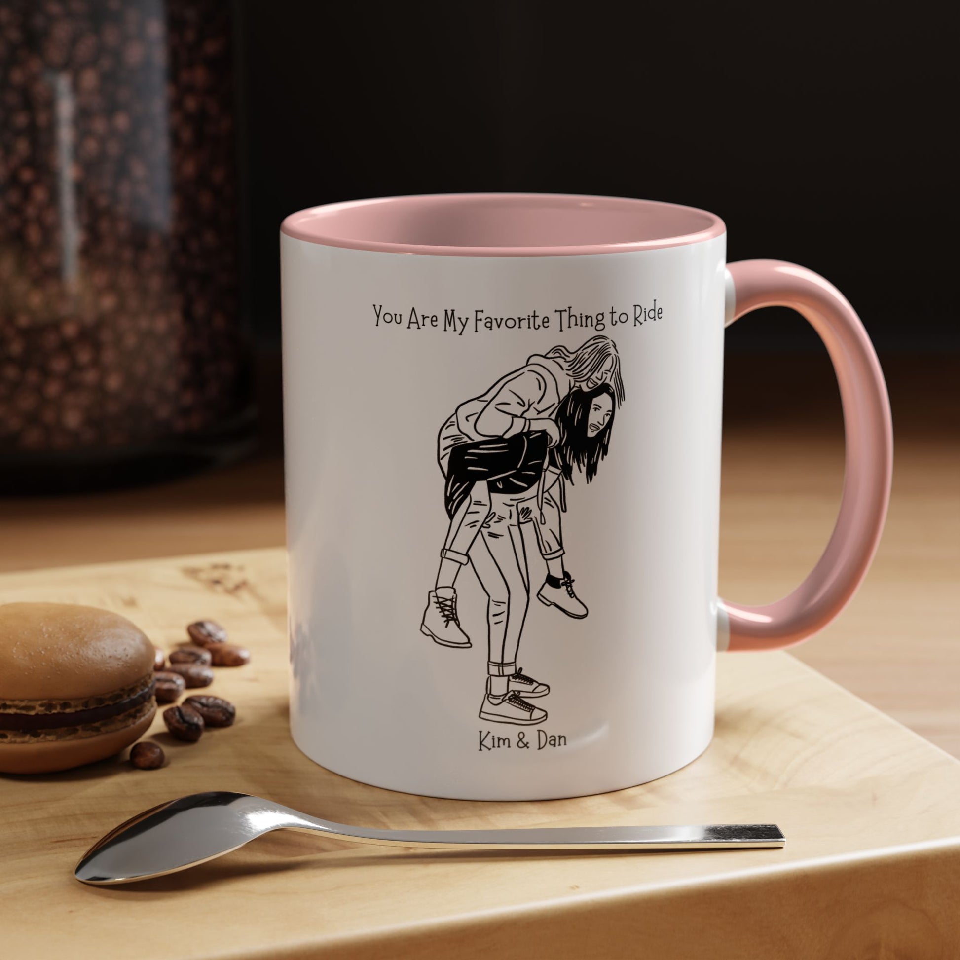 You Are My Favorite Thing To Ride Dirty Valentine Mug Lifestyle Mockup | Nutty Designs
