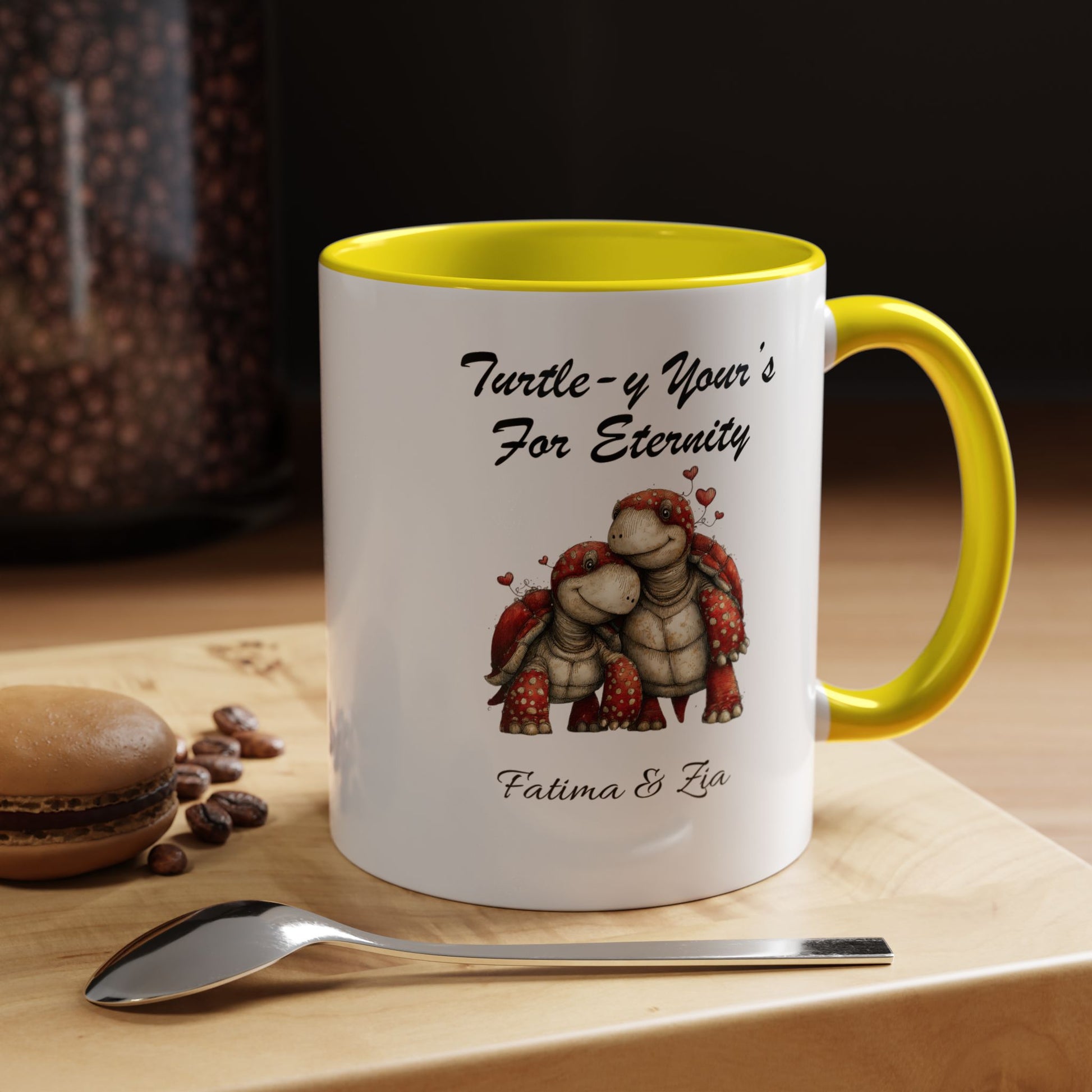 Turtle-y Yours Illustration Mug Lifestyle Mockup | Nutty Designs
