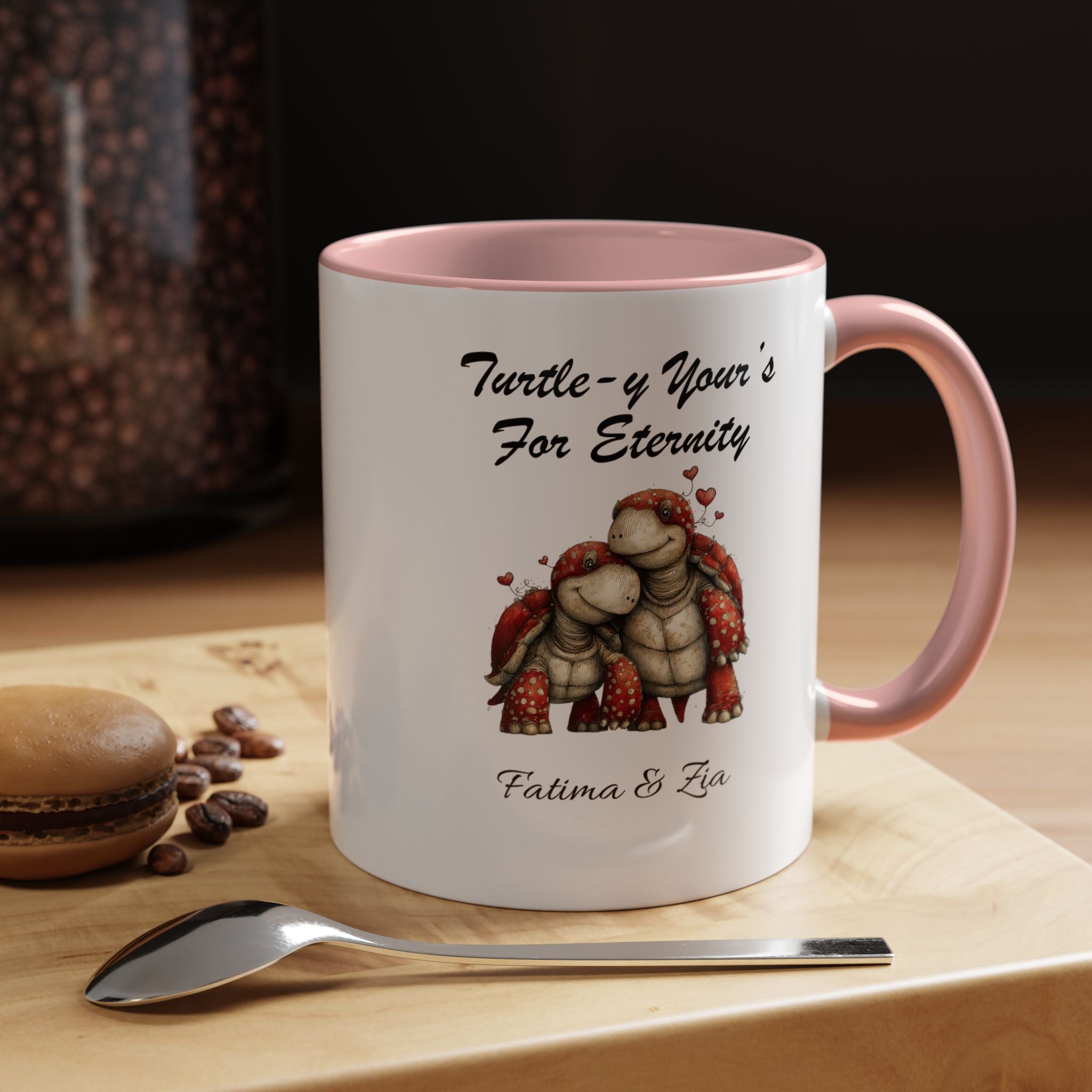 Turtle-y Yours Illustration Mug Lifestyle Mockup | Nutty Designs