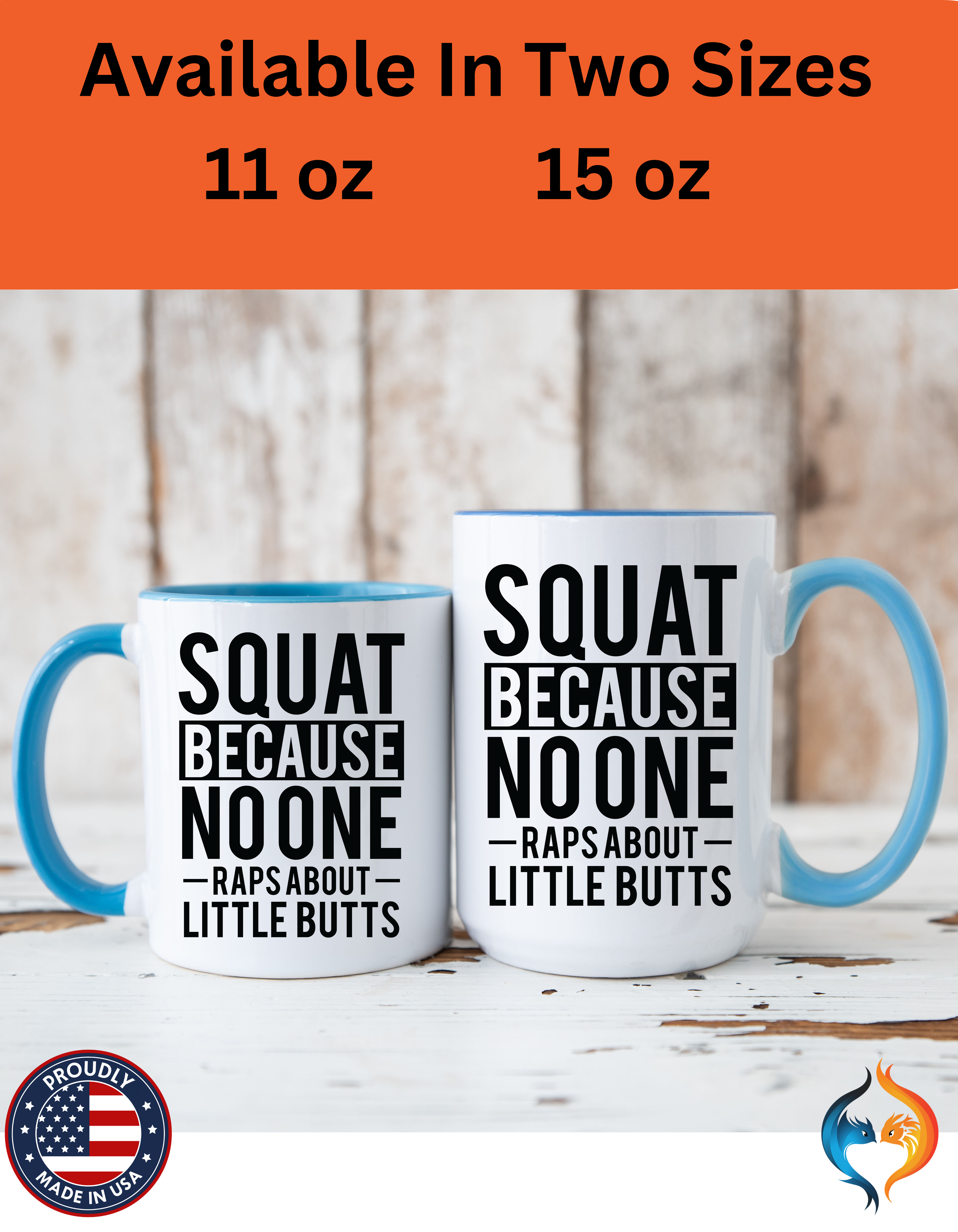 Squat Because Mug Product Photo | Nutty Designs