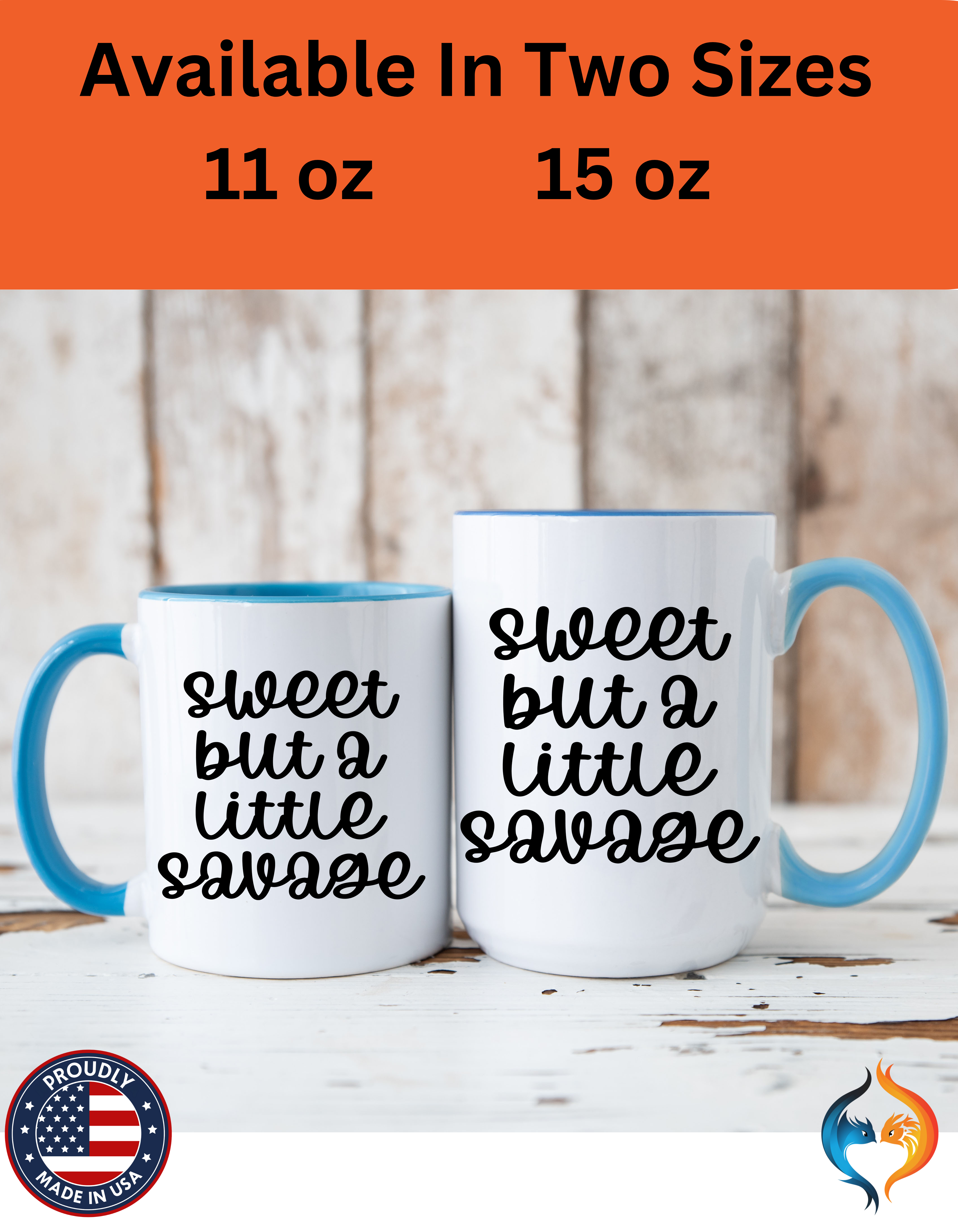 Sweet But Savage Mug Product Photo | Nutty Designs