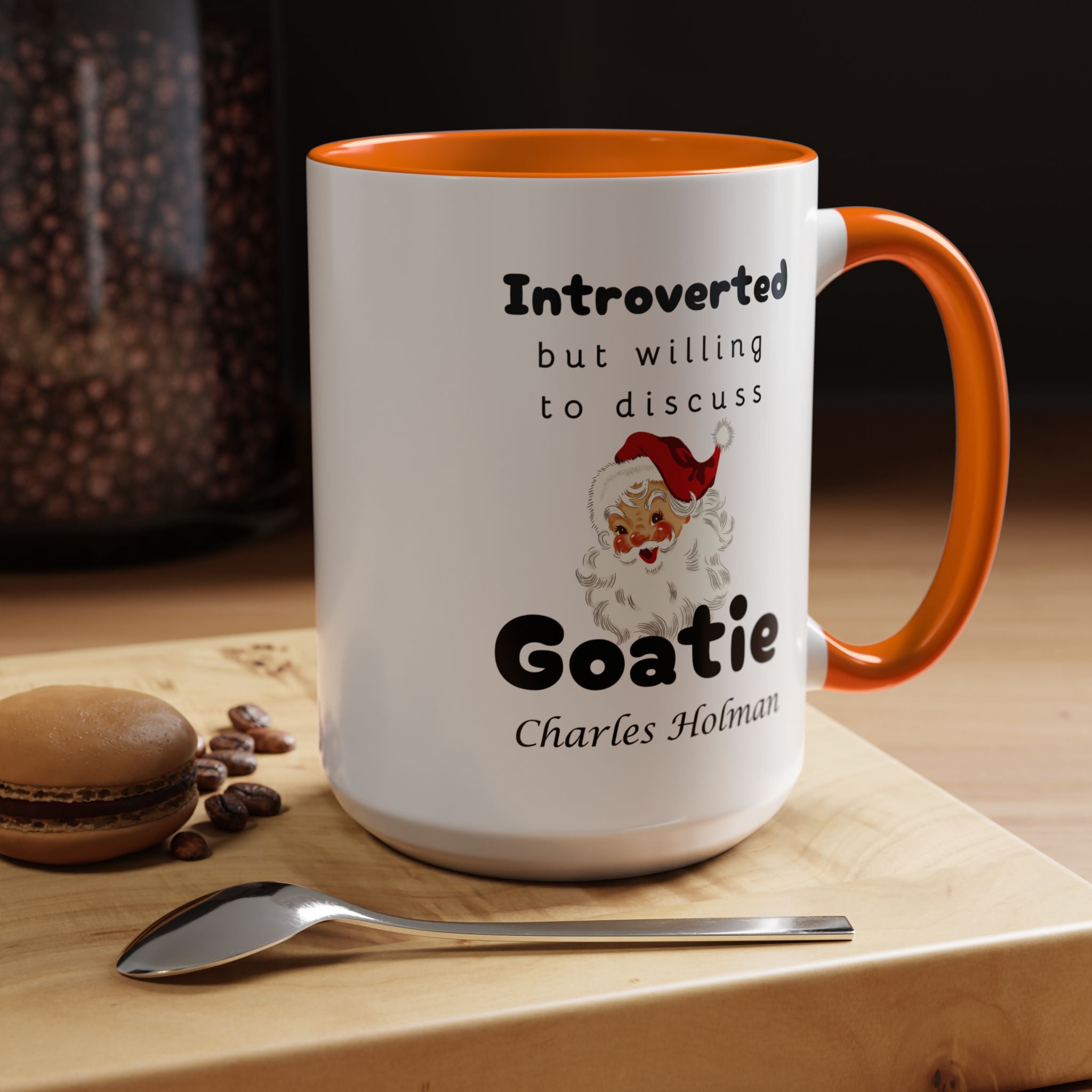 Funny Goatie & Santa Claus Beard Personalized Coffee Mug