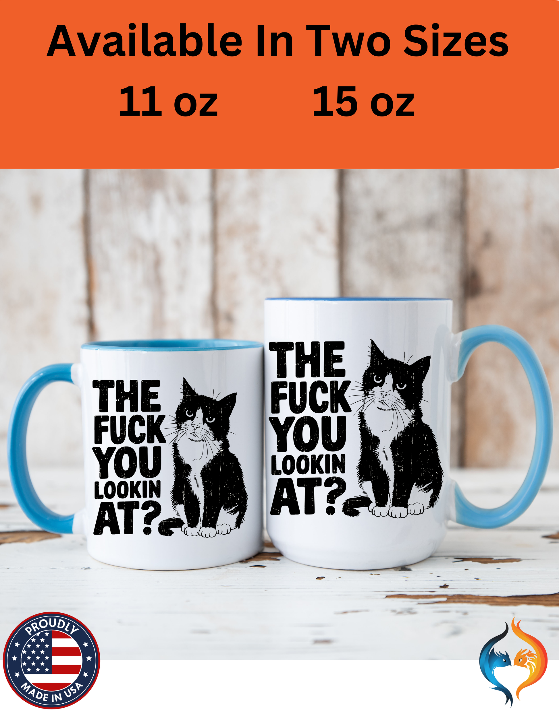 The FUCK You Lookin At Mug Product Photo | Nutty Designs