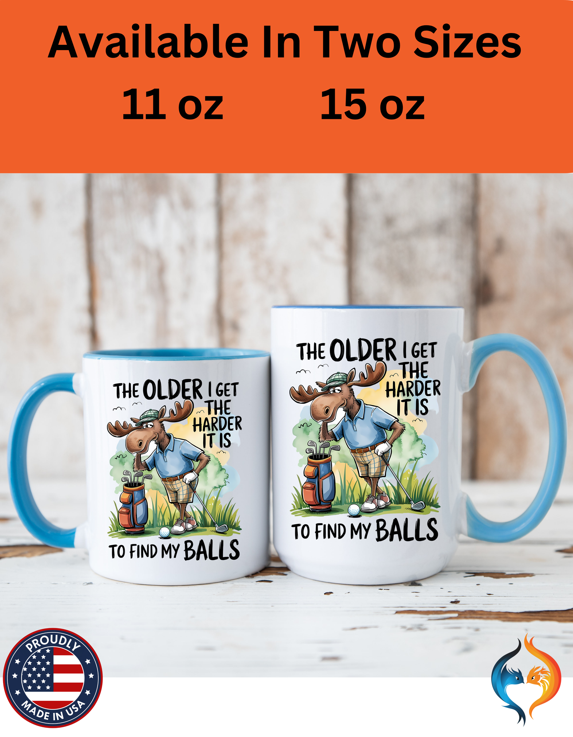 The Older I Get Mug Product Photo | Nutty Designs