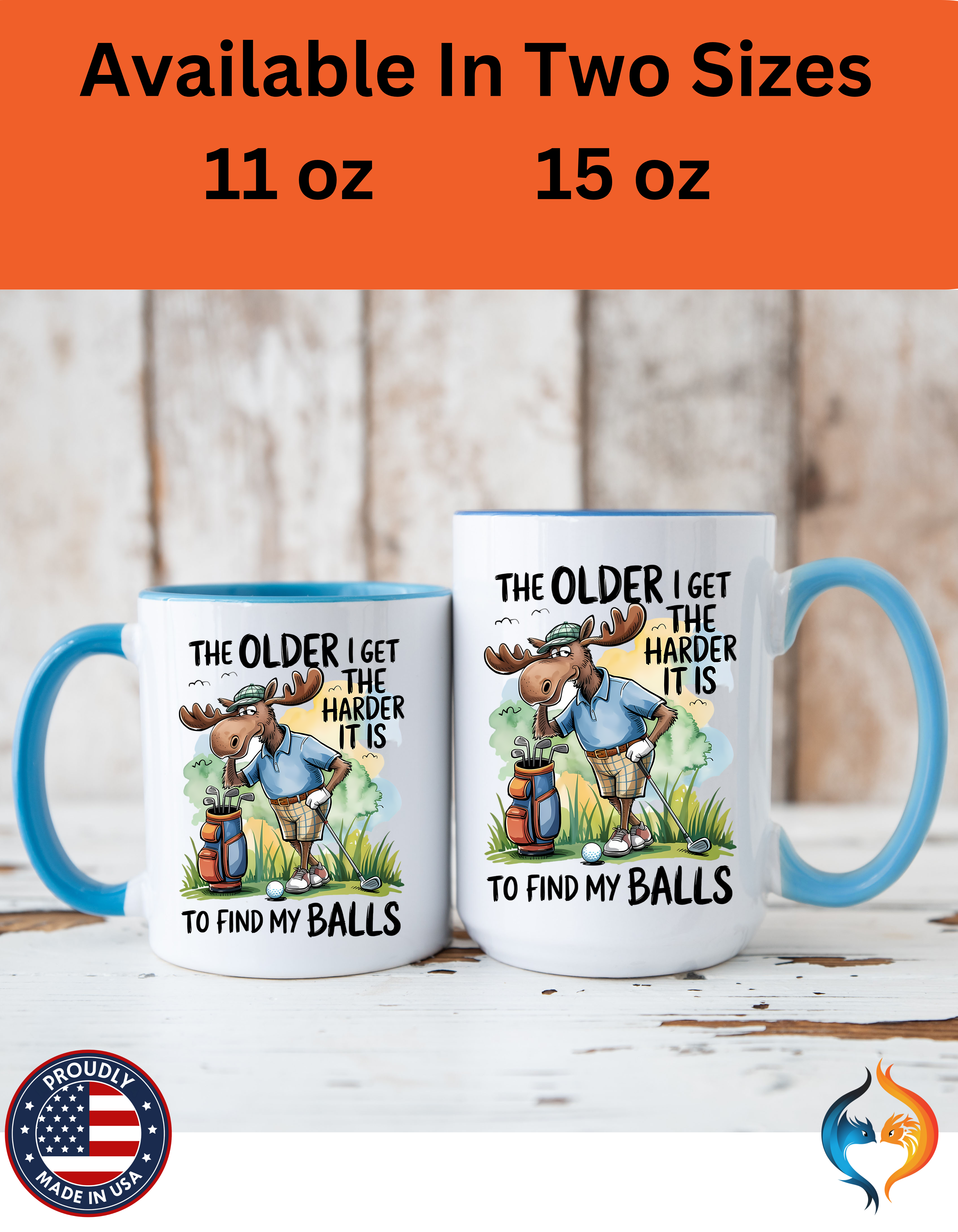 The Older I Get Mug Product Photo | Nutty Designs