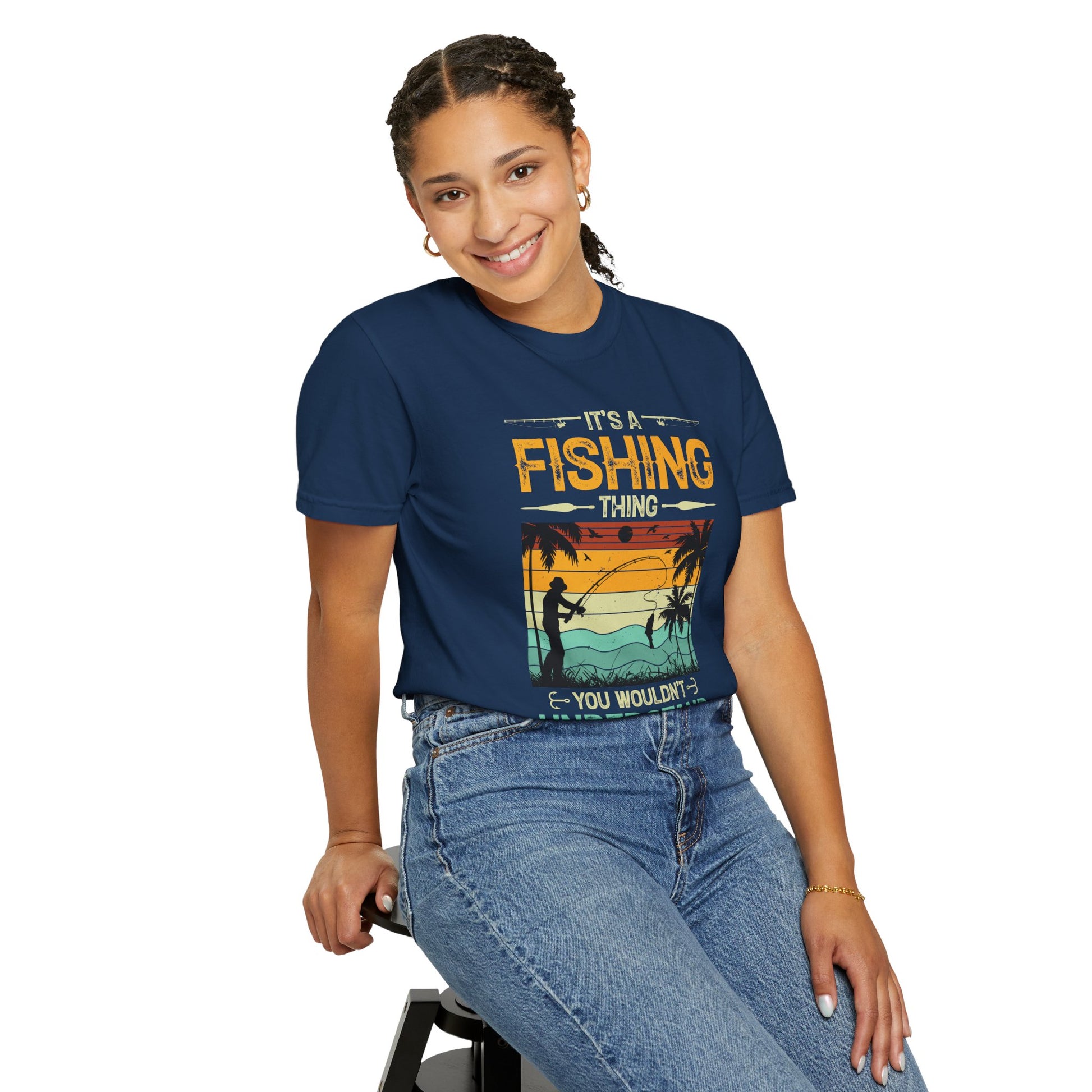 It's A Fishing Thing , You Wouldn't Understand, summer vibes T-Shirt Product Photo | Nutty Designs