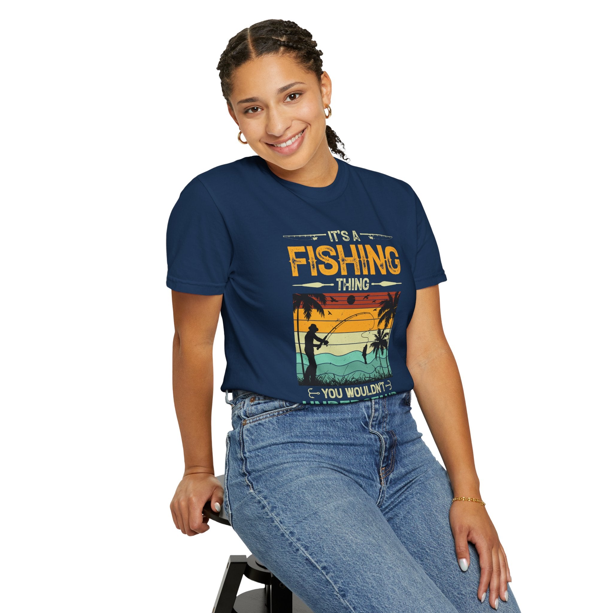 It's A Fishing Thing , You Wouldn't Understand, summer vibes T-Shirt Product Photo | Nutty Designs
