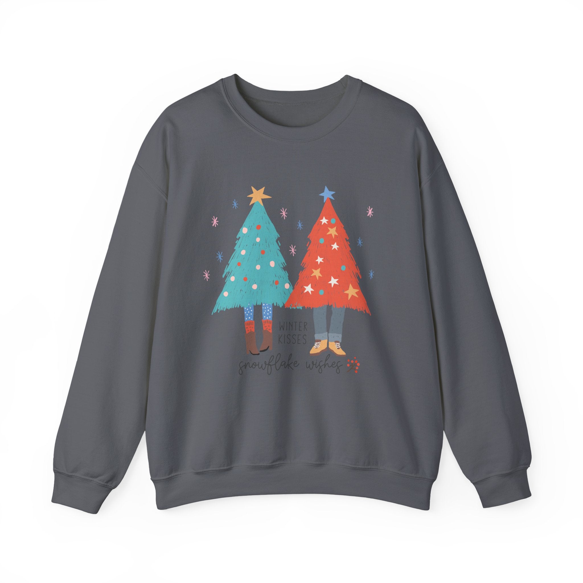 Winter Kisses Snowflake Wishes sweatshirt