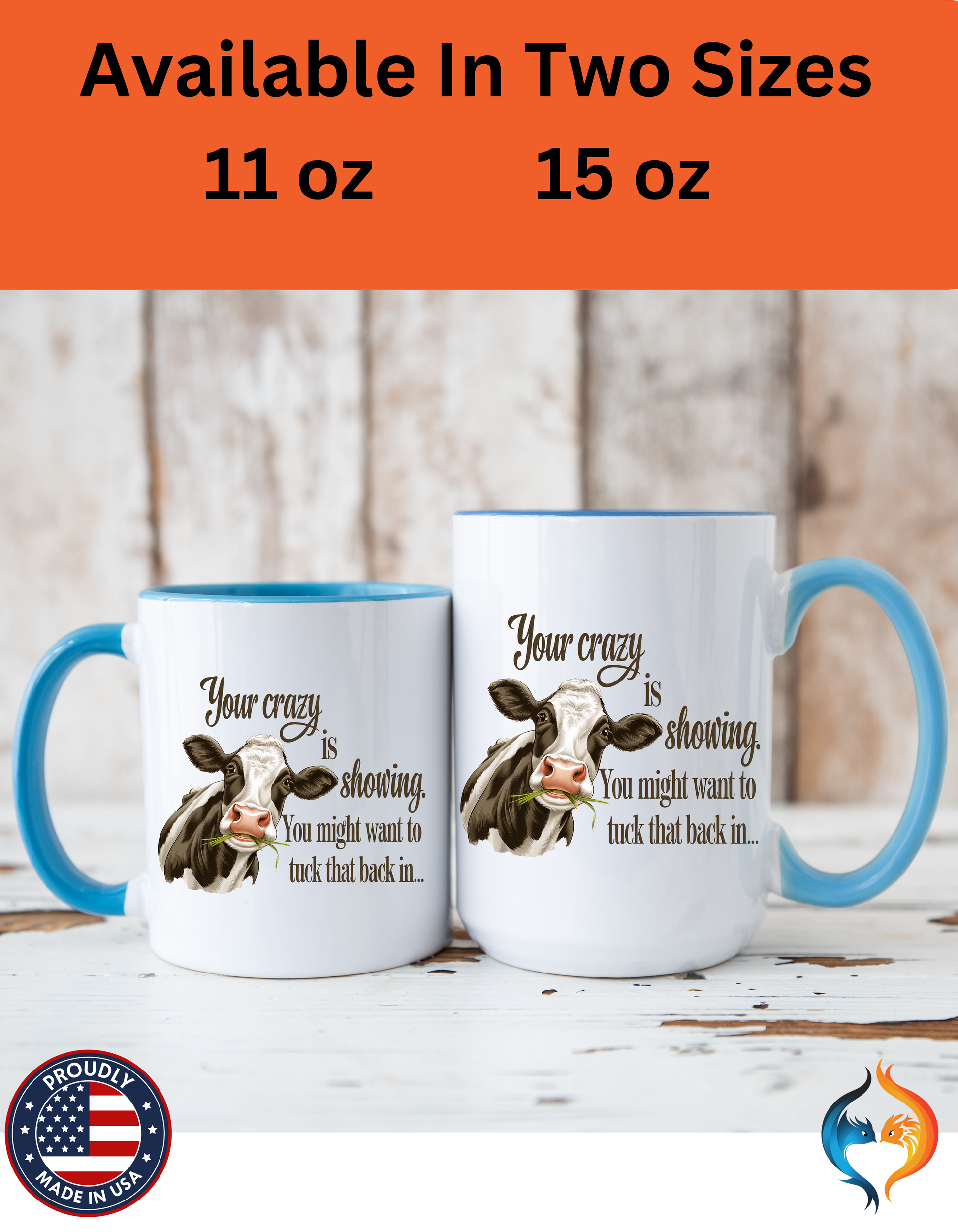 Your Crazy Is Showing Mug Product Photo | Nutty Designs