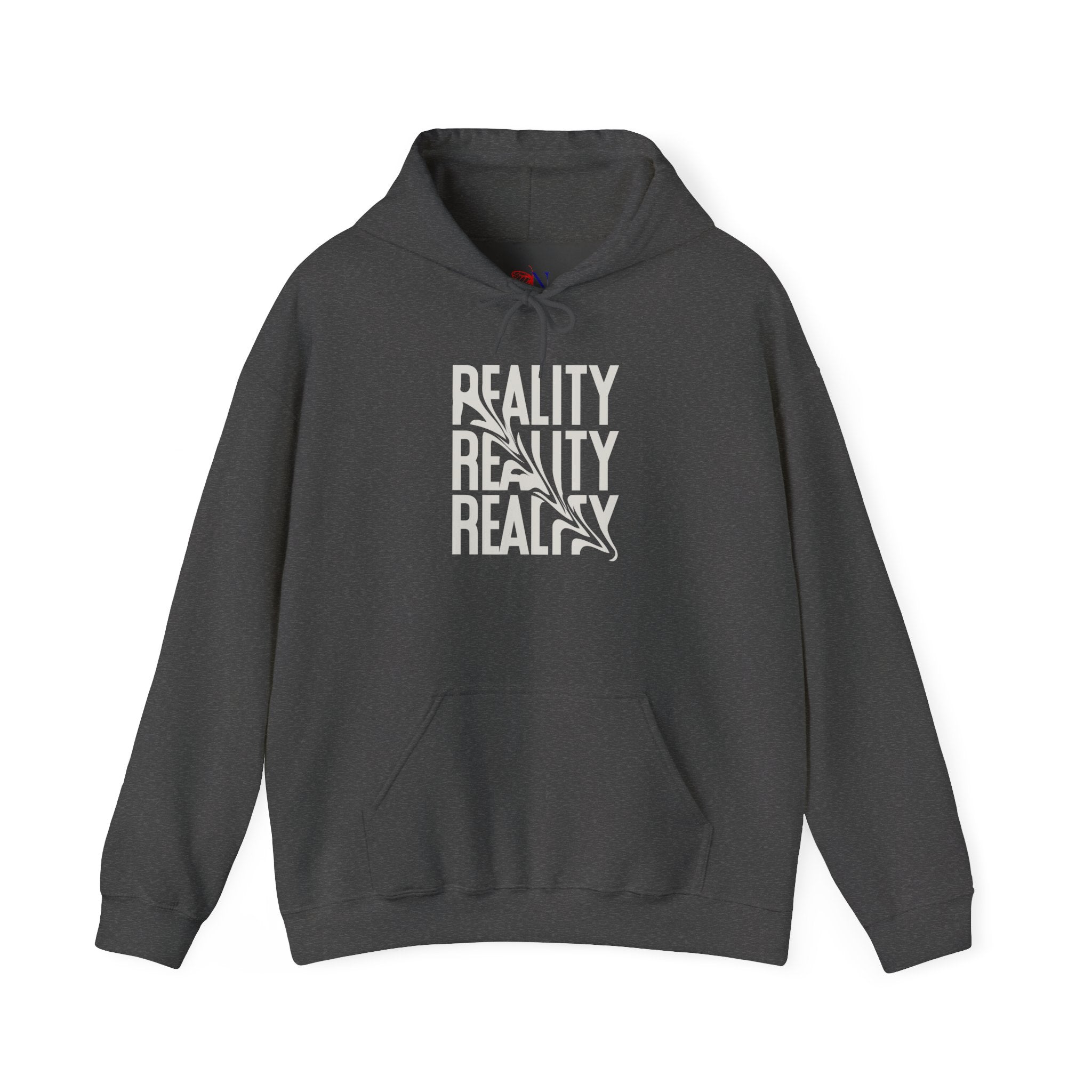 Reality Repeat Hoodie – Graphic Text Streetwear Pullover