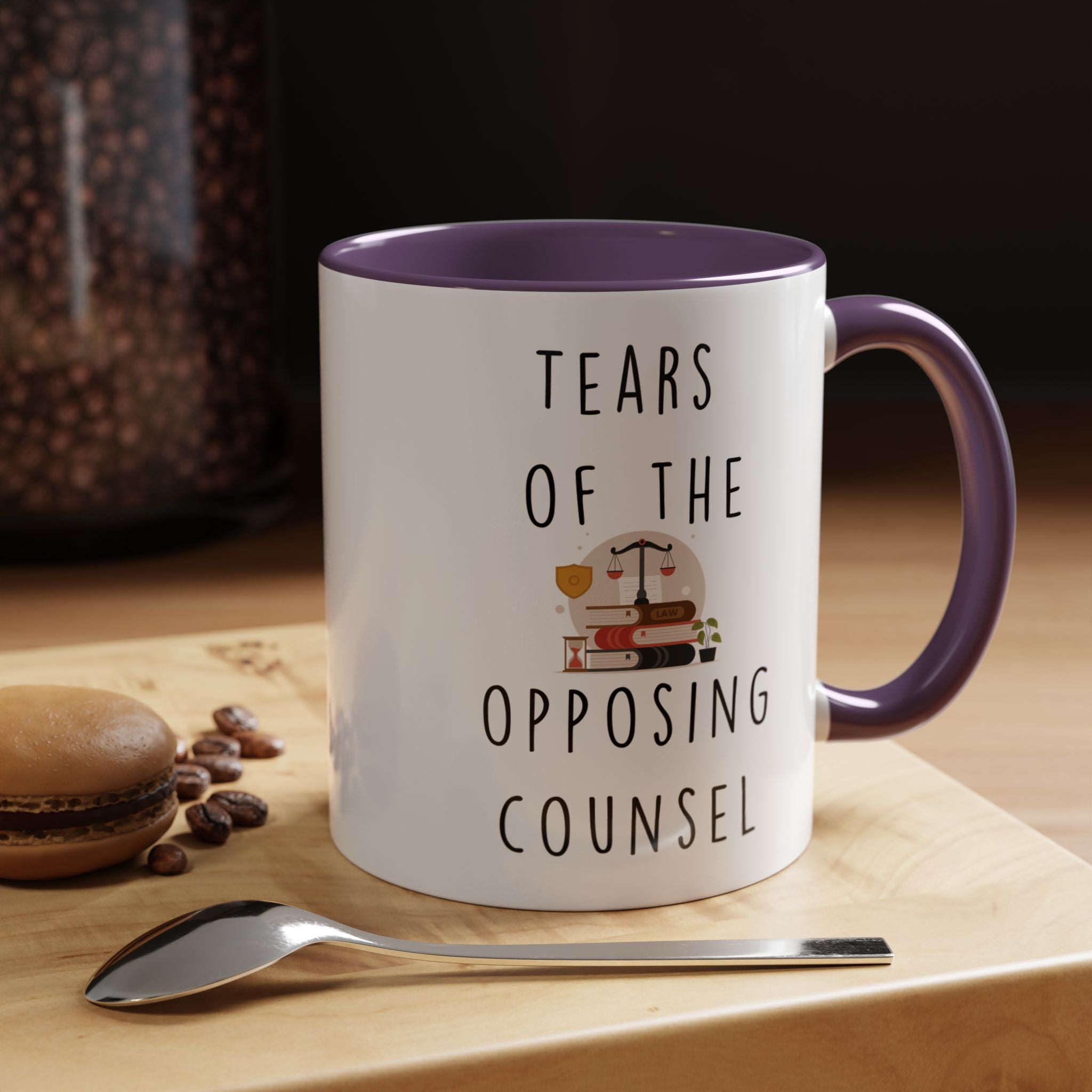 Funny Coffee Mug, Personalized Mug, Tears Of My The Opposing Counsel, Accent Cup (11, 15oz), Sarcastic Mug,  Tea Coffee Cup, Gift Under 20