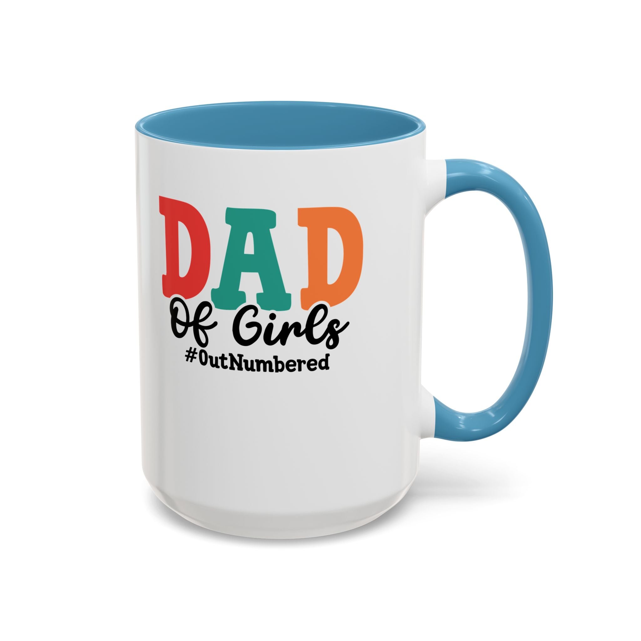 Dad of girls #outnumbered Mug - Funny Dad Gift