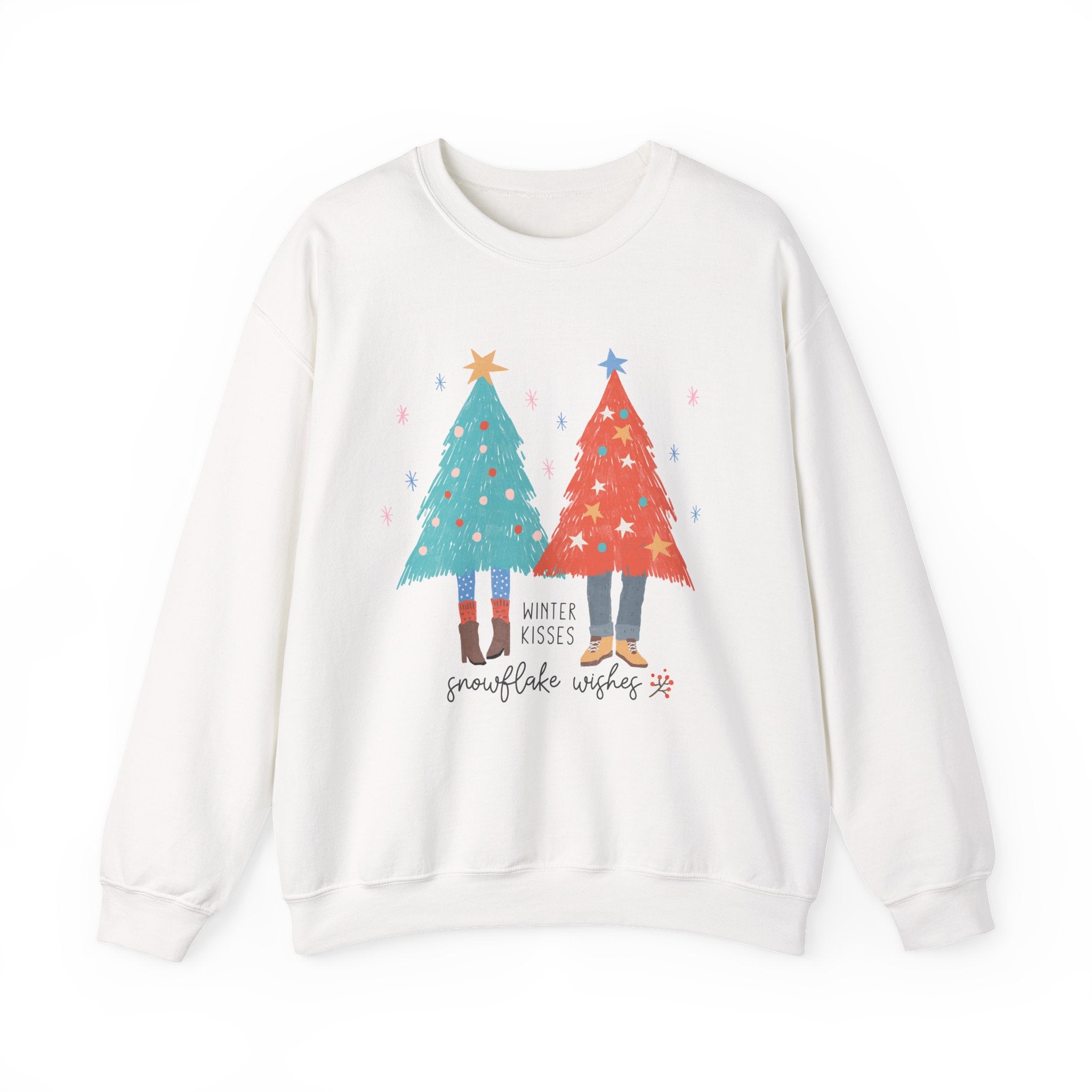 Winter Kisses Snowflake Wishes sweatshirt