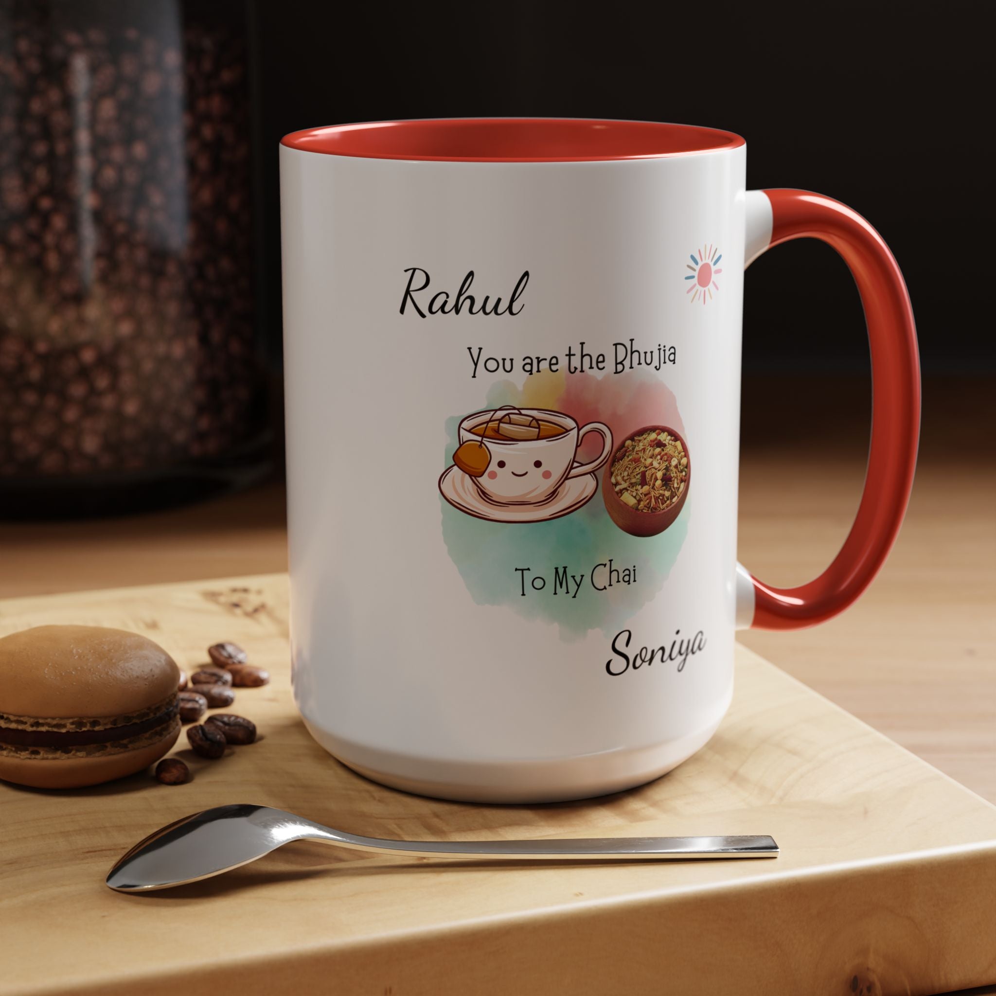 You Are Bujiya To My Chai Mug Lifestyle Mockup | Nutty Designs